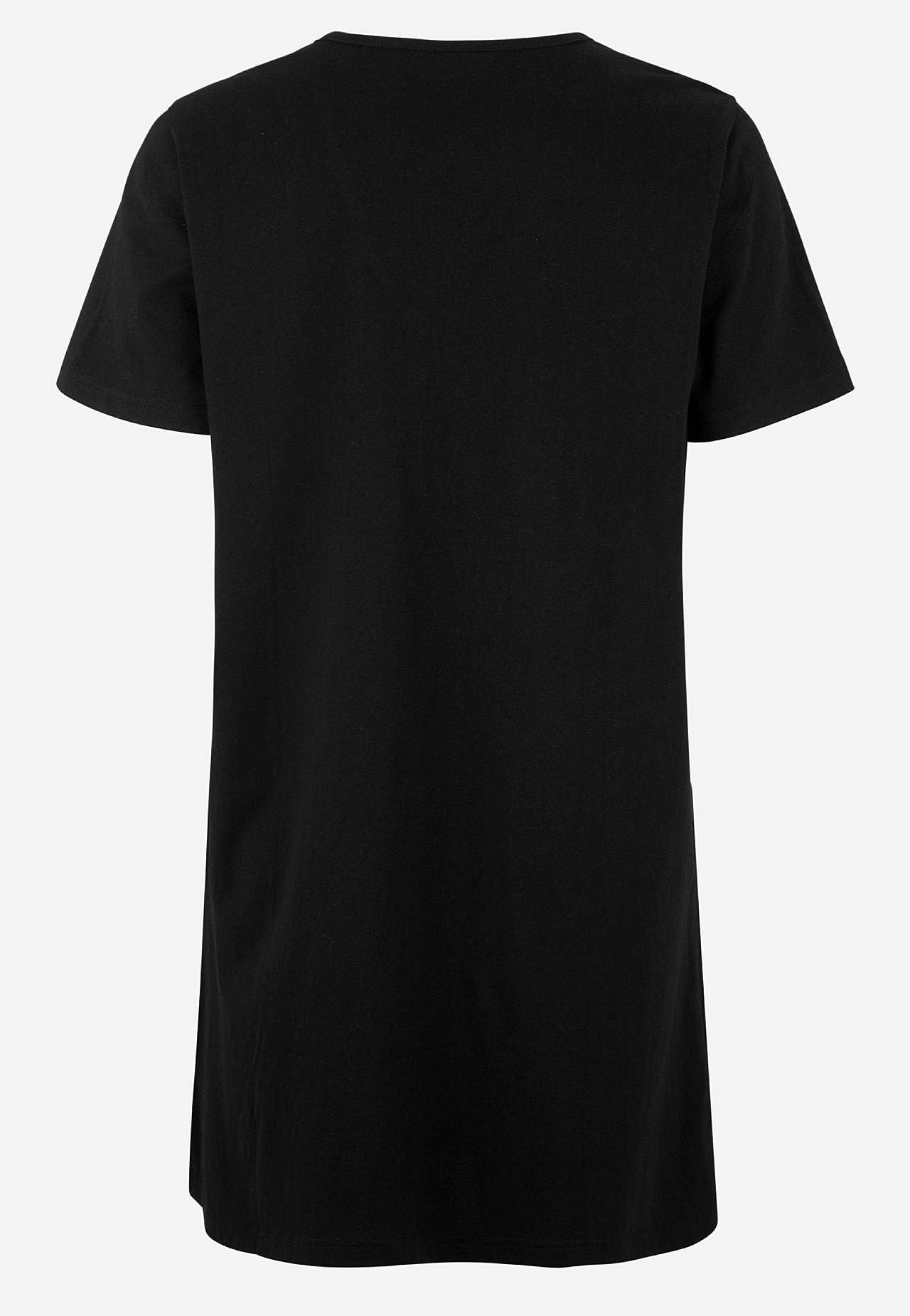 Mønstrede jerseytunikaer Barbro 2-pack