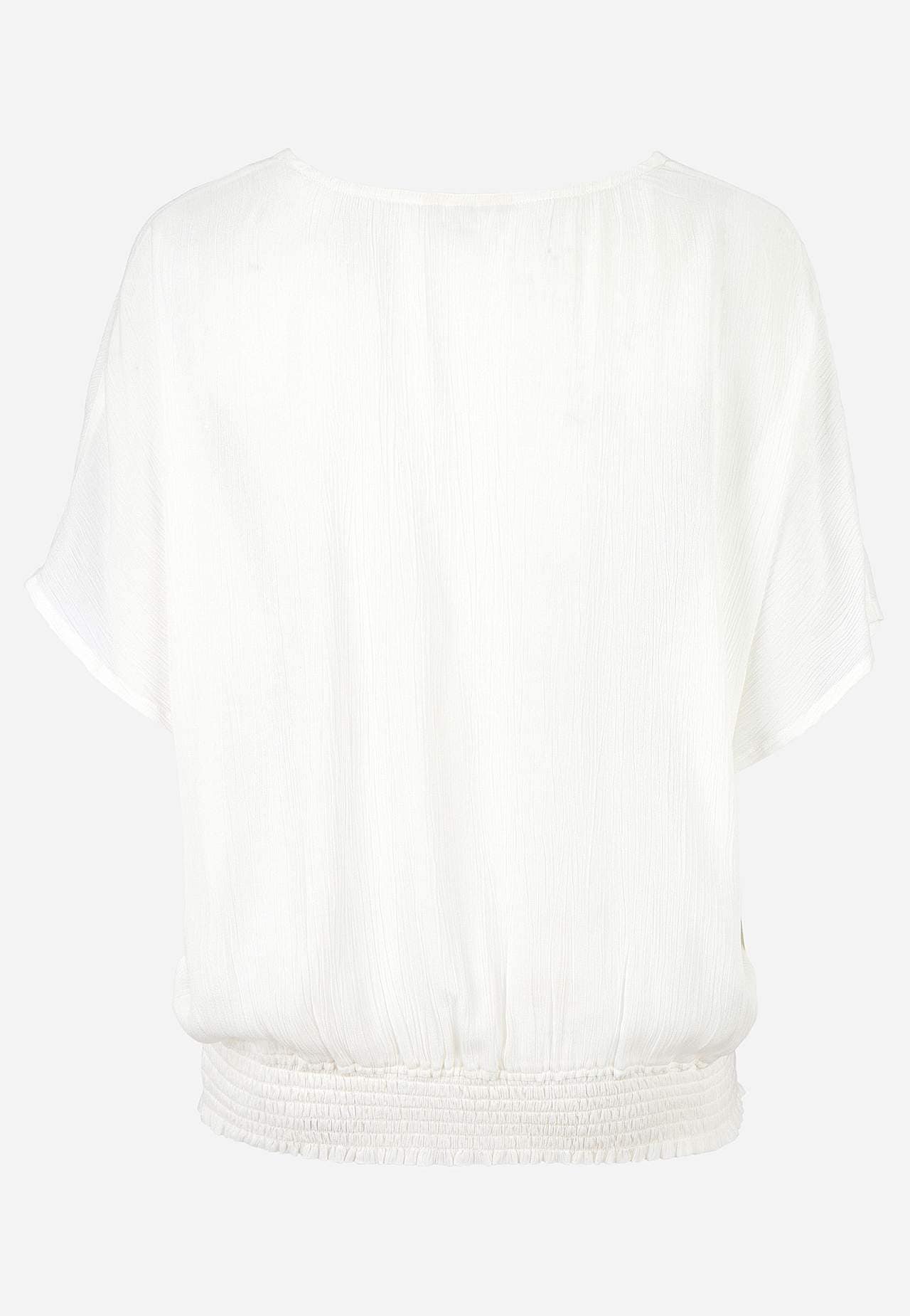 Bluse i viskosecrepe Sanna