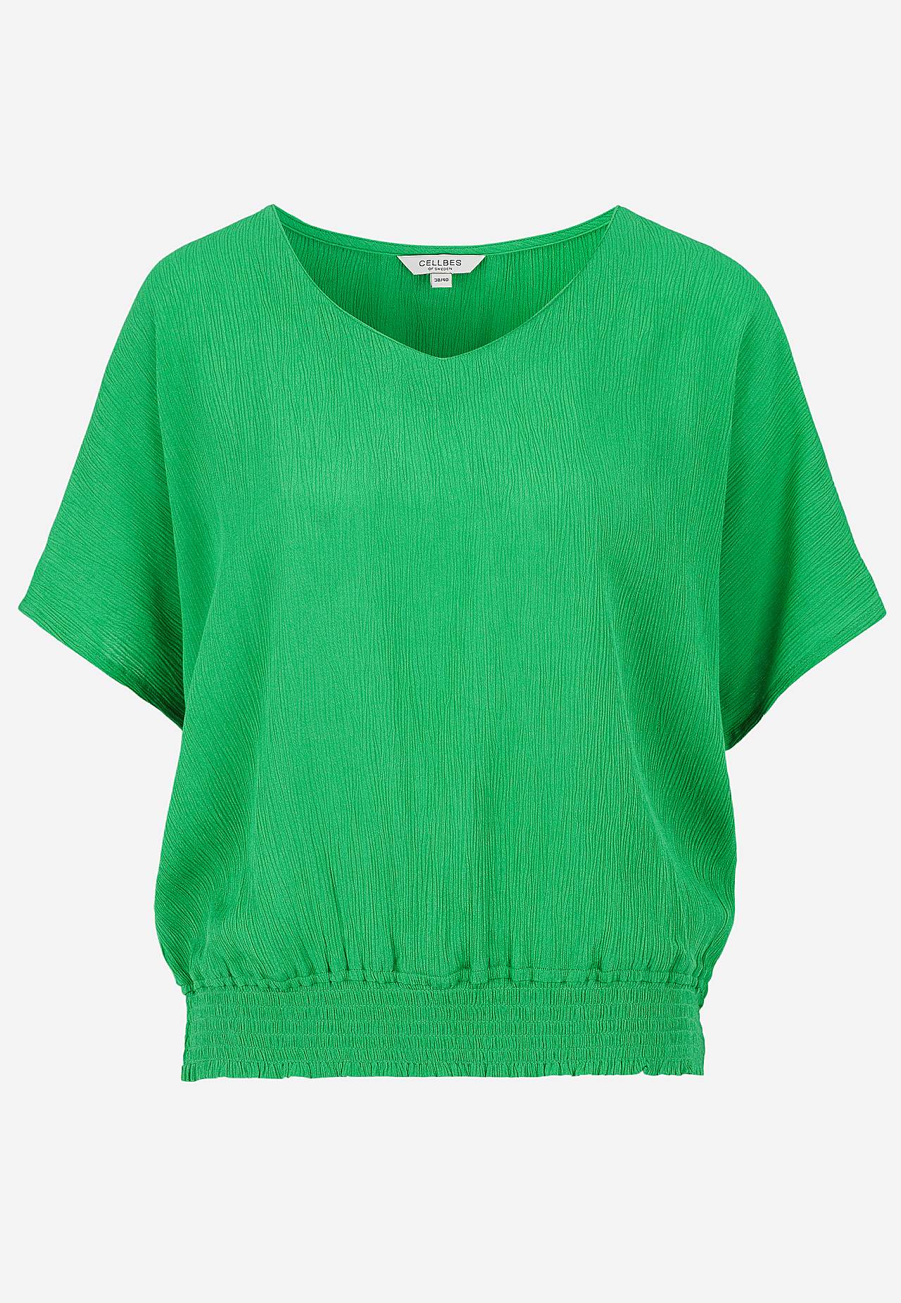 Bluse i viskosecrepe Sanna