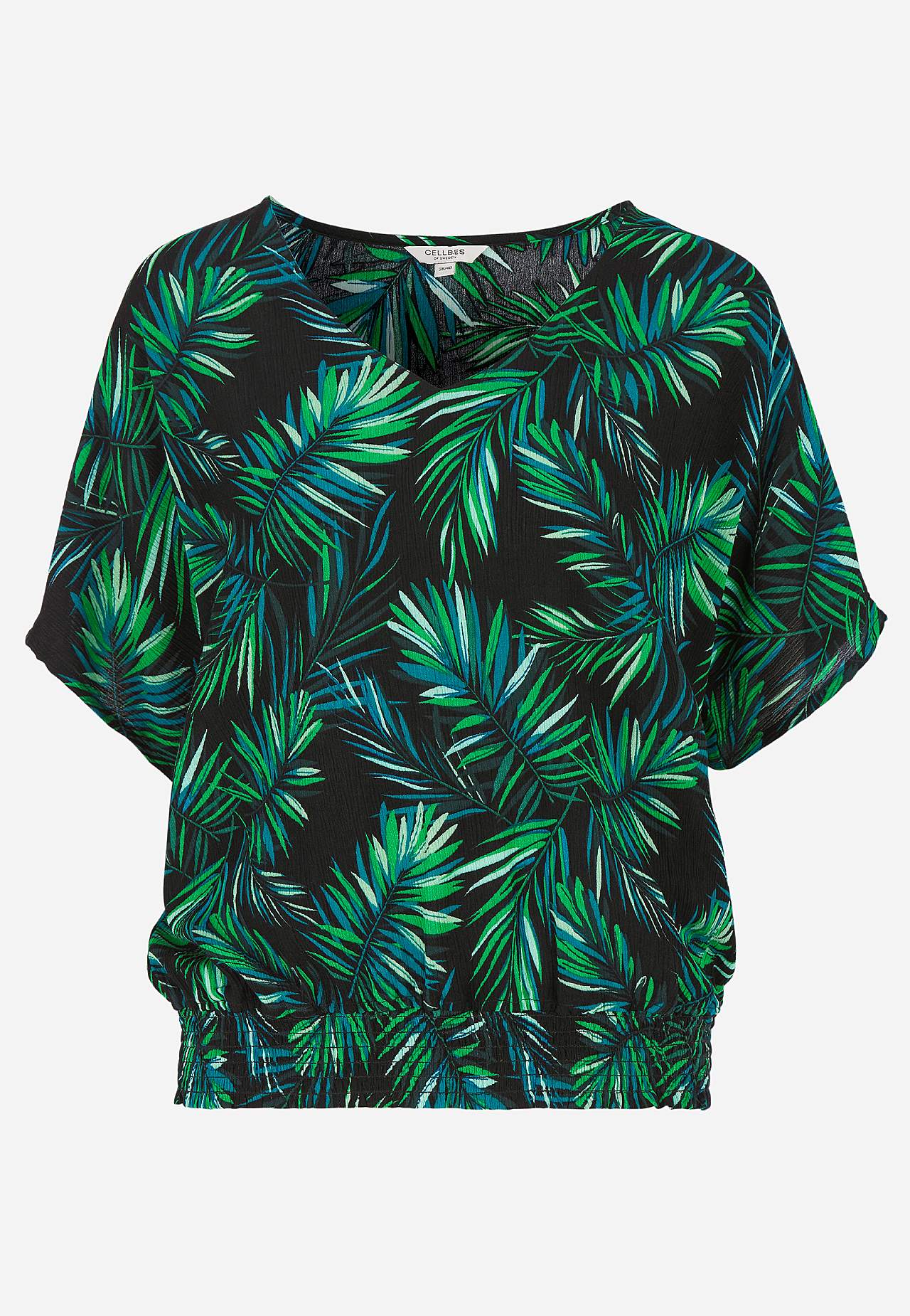 Bluse i viskosecrepe Sanna