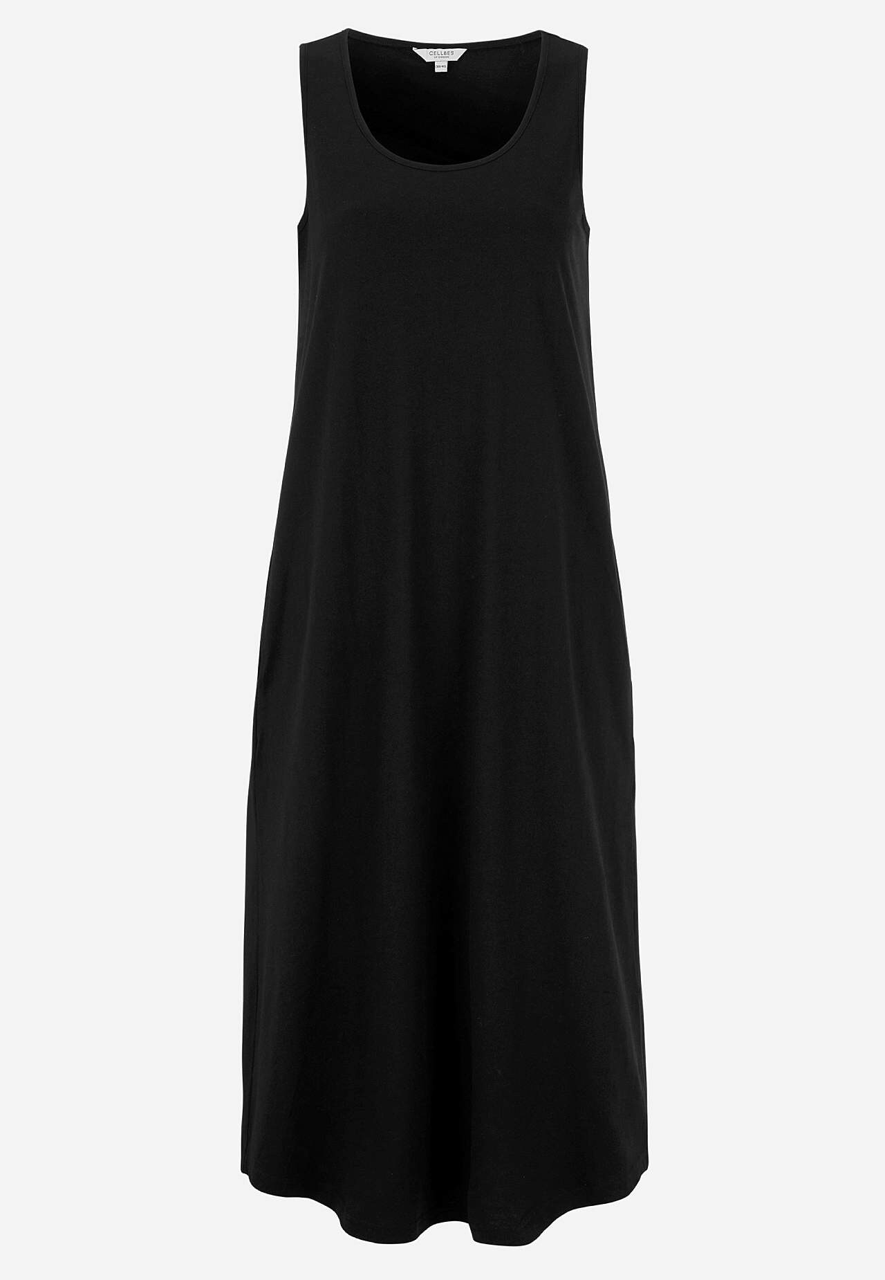 Ærmeløs jerseykjole