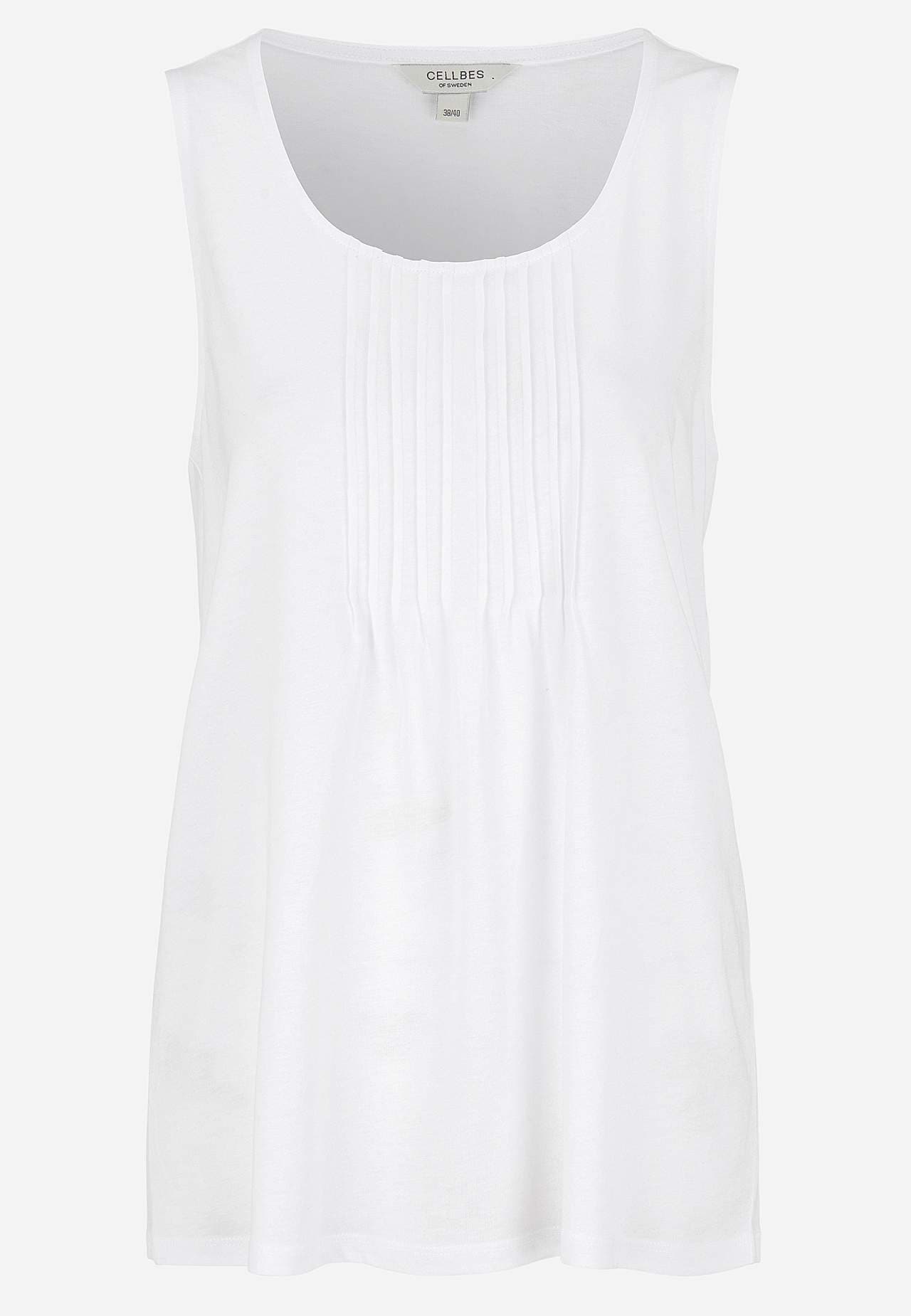 Tanktop med dekorativ fold
