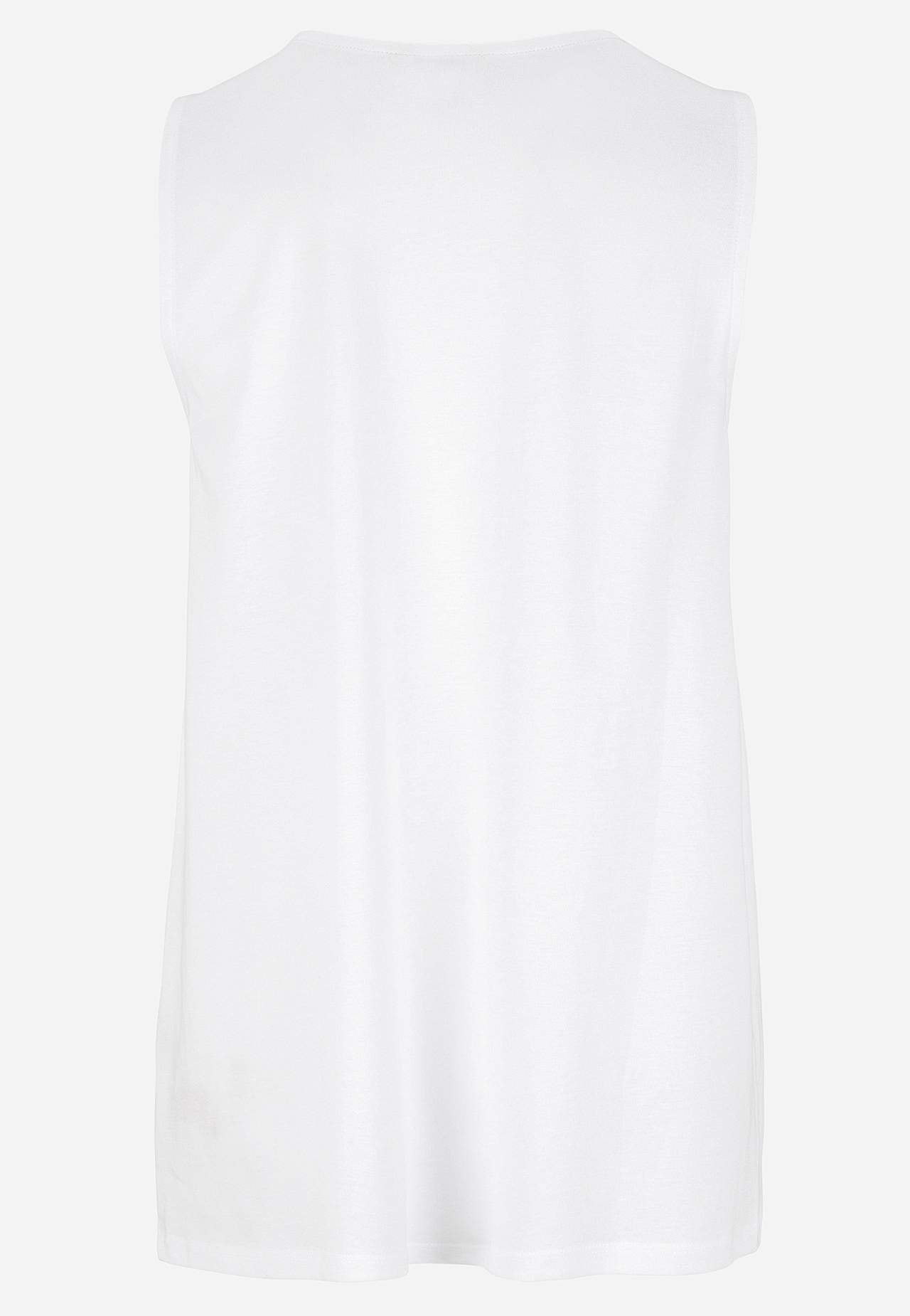 Tanktop med dekorativ fold