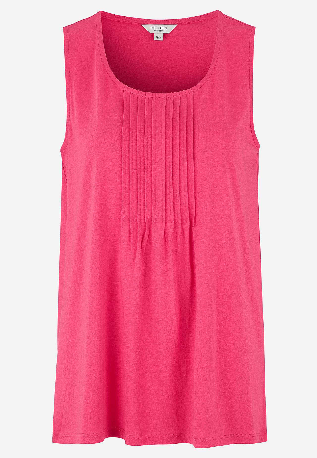 Tanktop med dekorativ fold