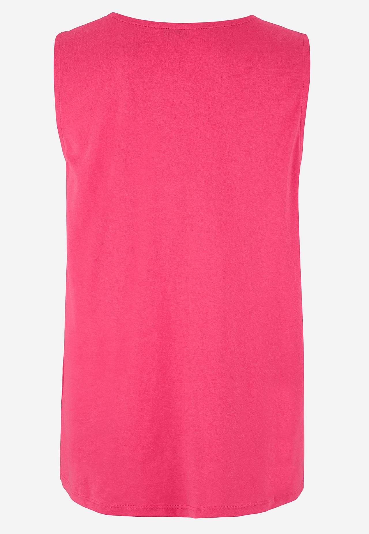 Tanktop med dekorativ fold