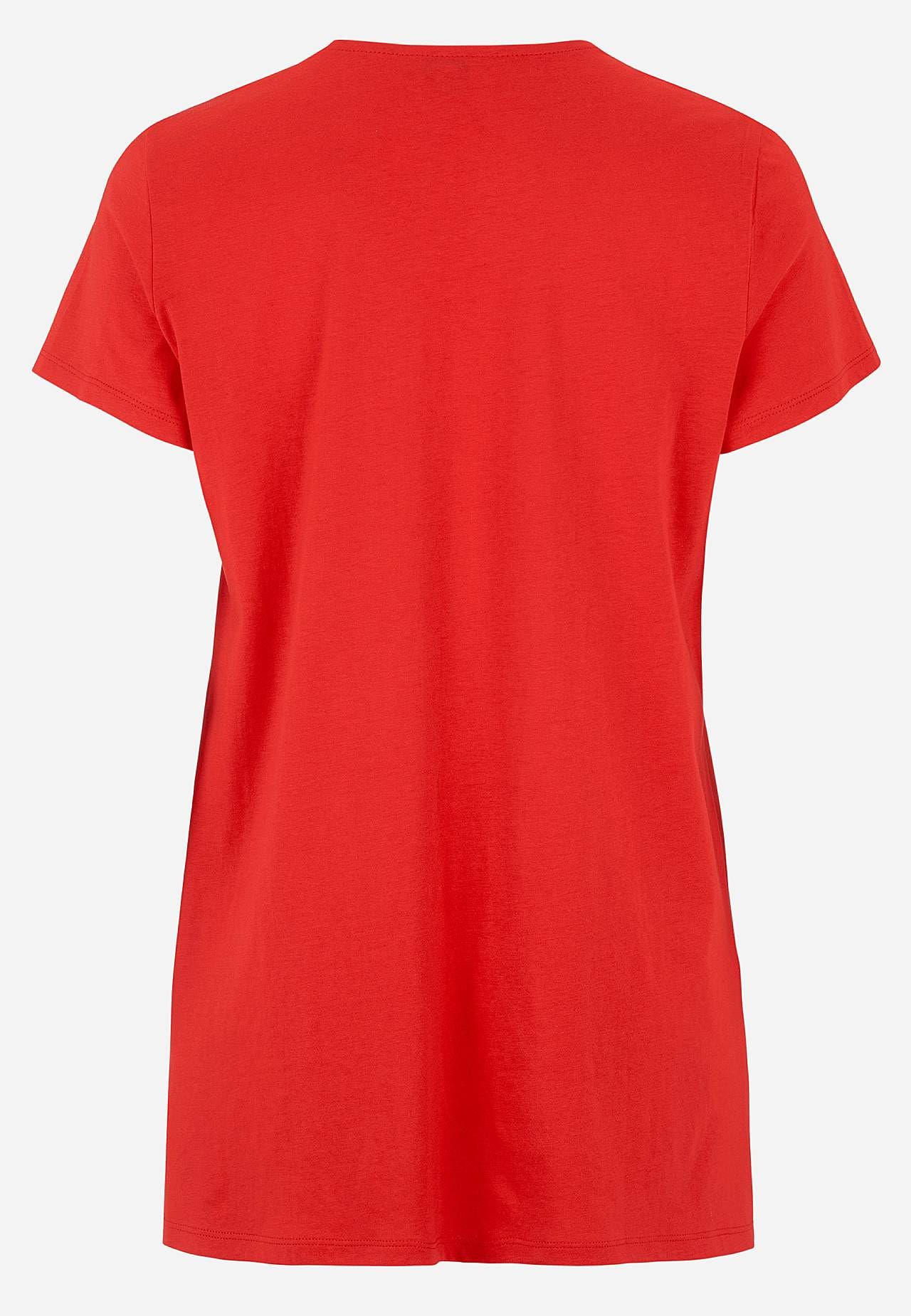 Kortærmet jerseytunika