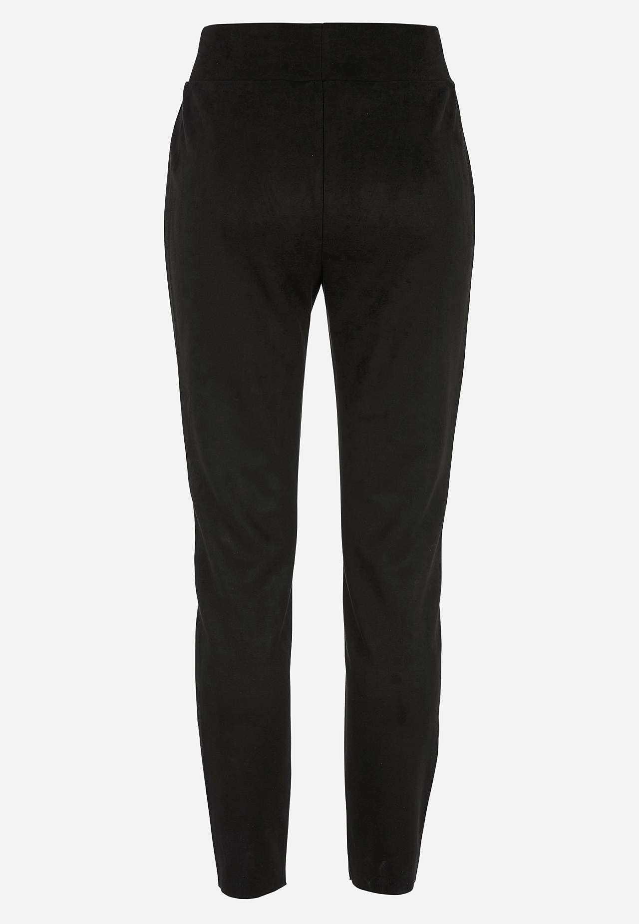 Leggings med ruskindslook