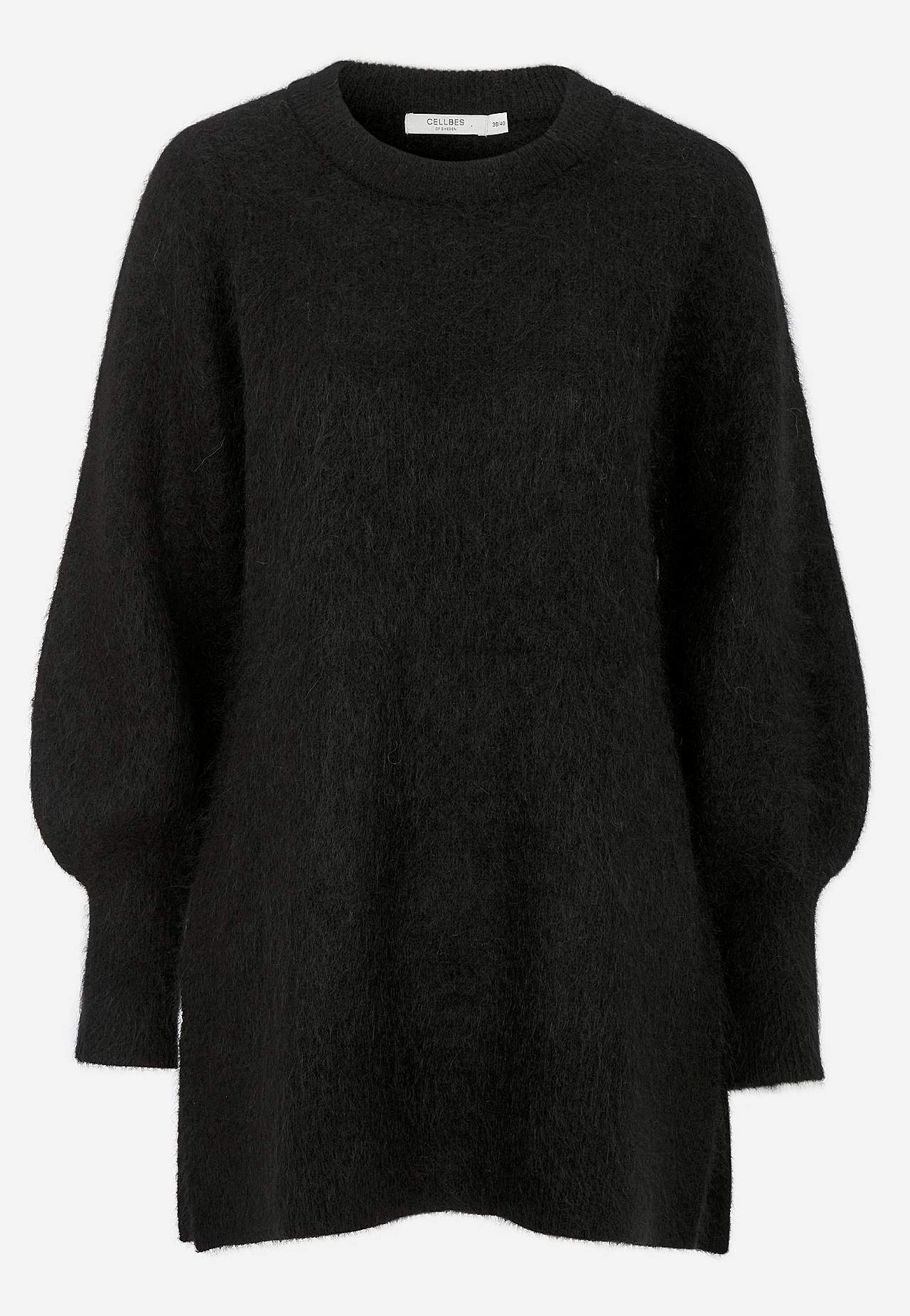 Tunika Premium i mohair- og uldblanding