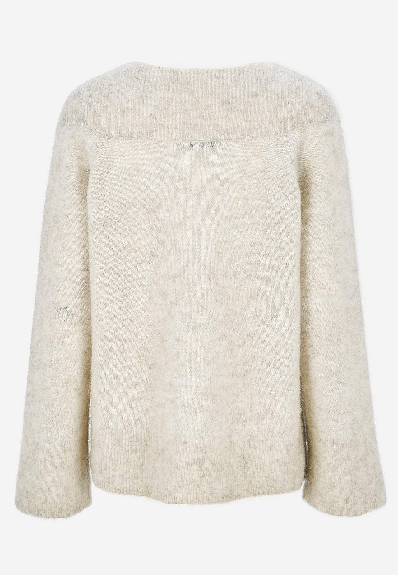 Trøje Premium i mohair- og uldblanding