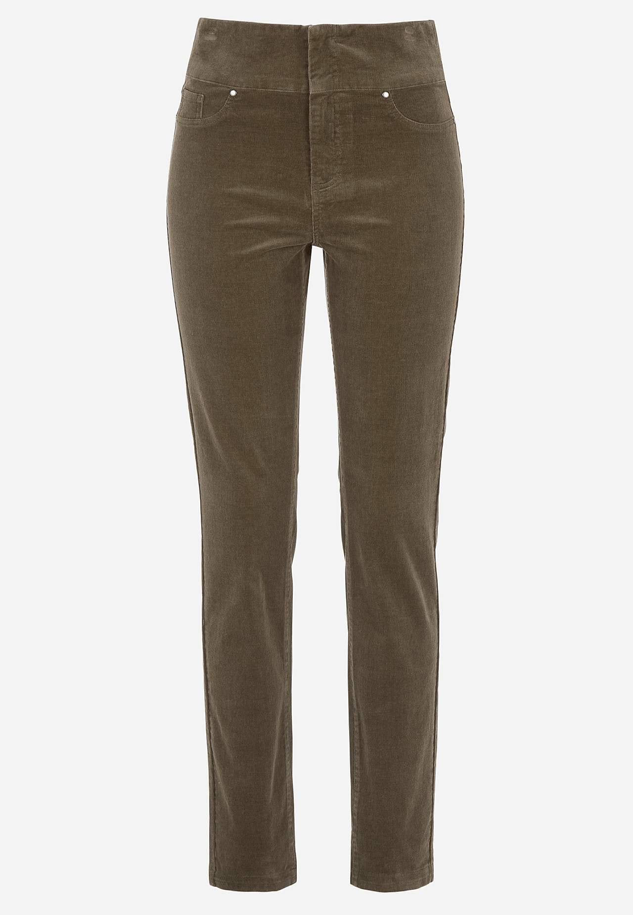 Treggings i kraftig fløjl