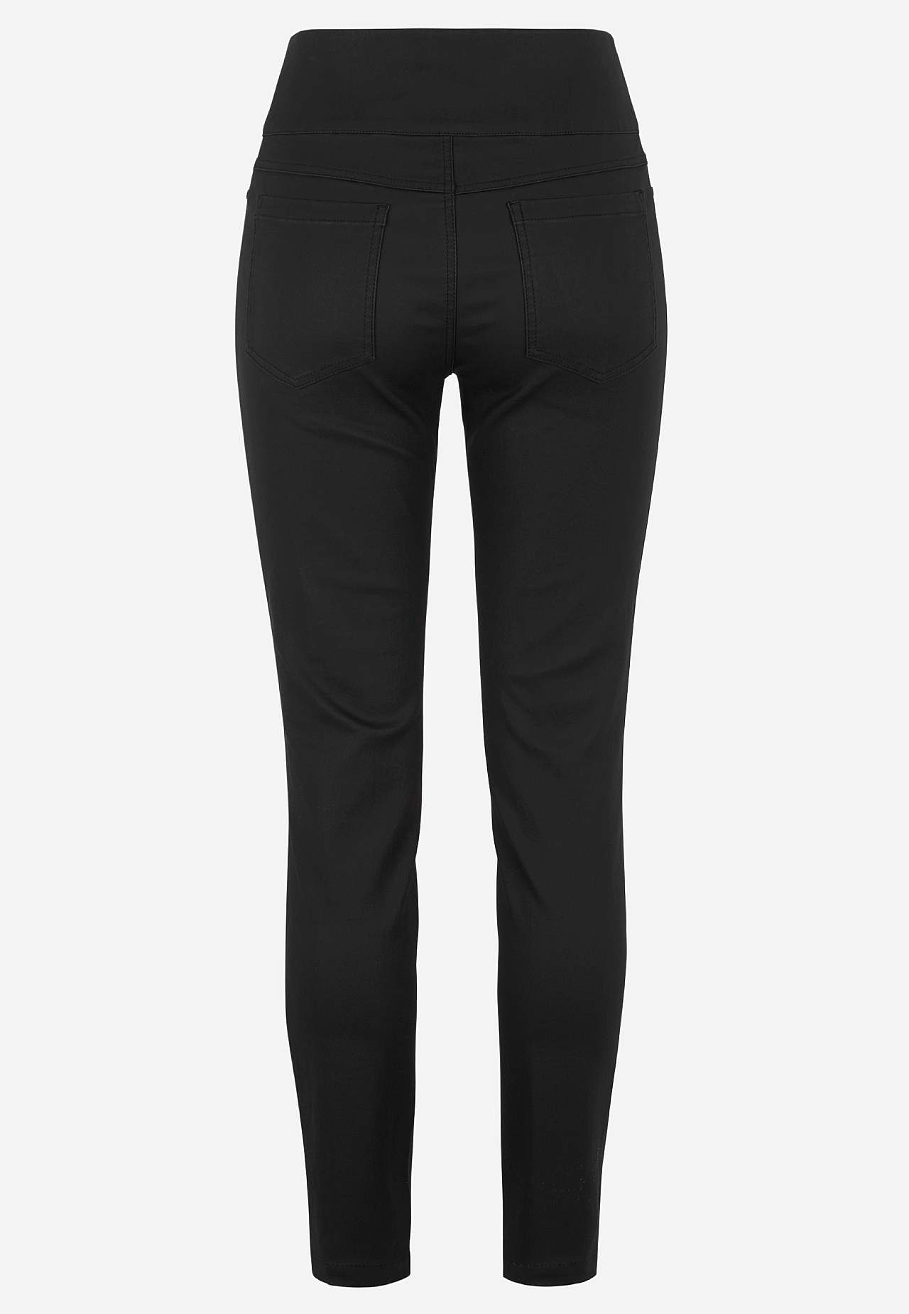 Belagt jegging med smalle ben
