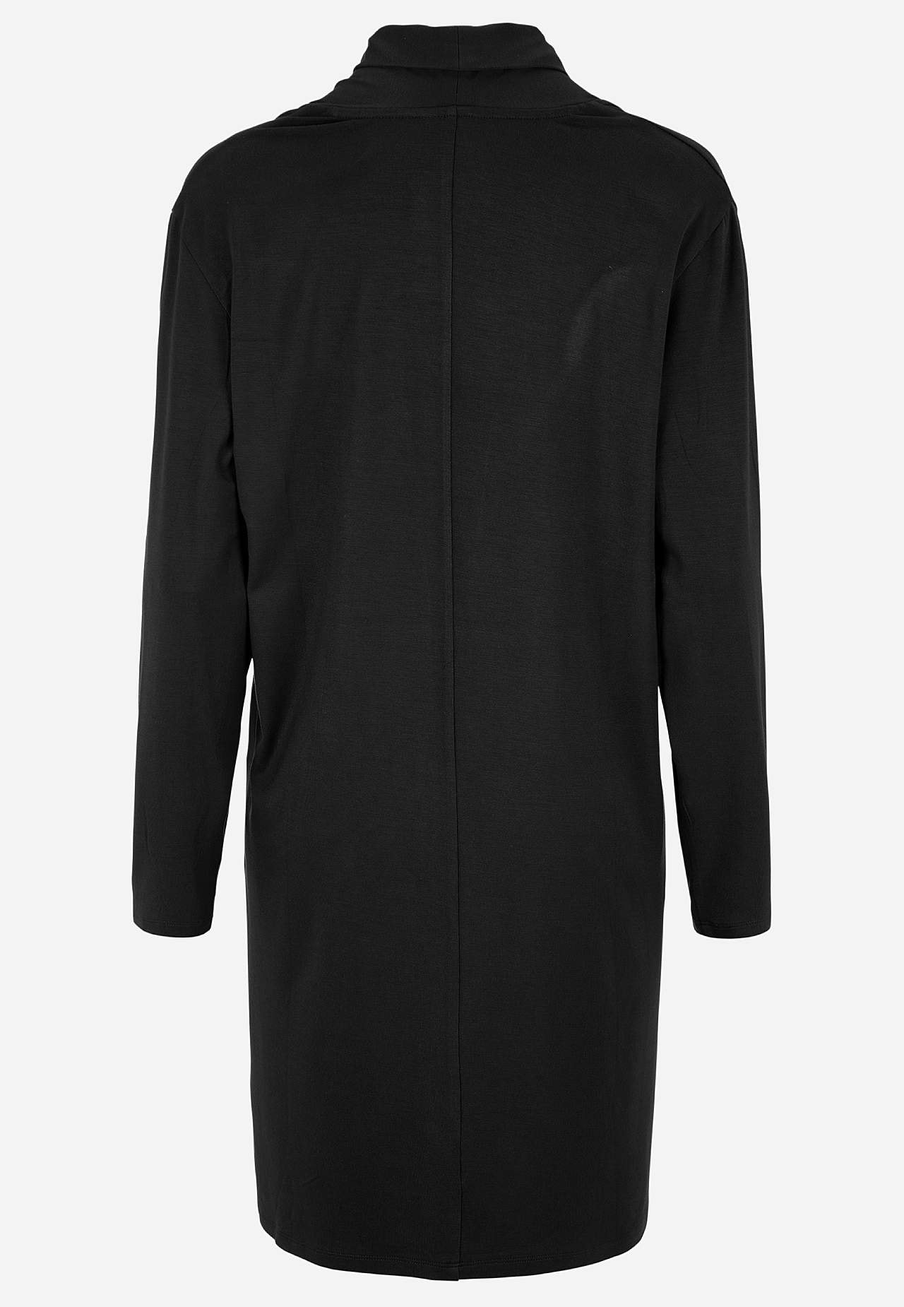 Lang cardigan i jersey