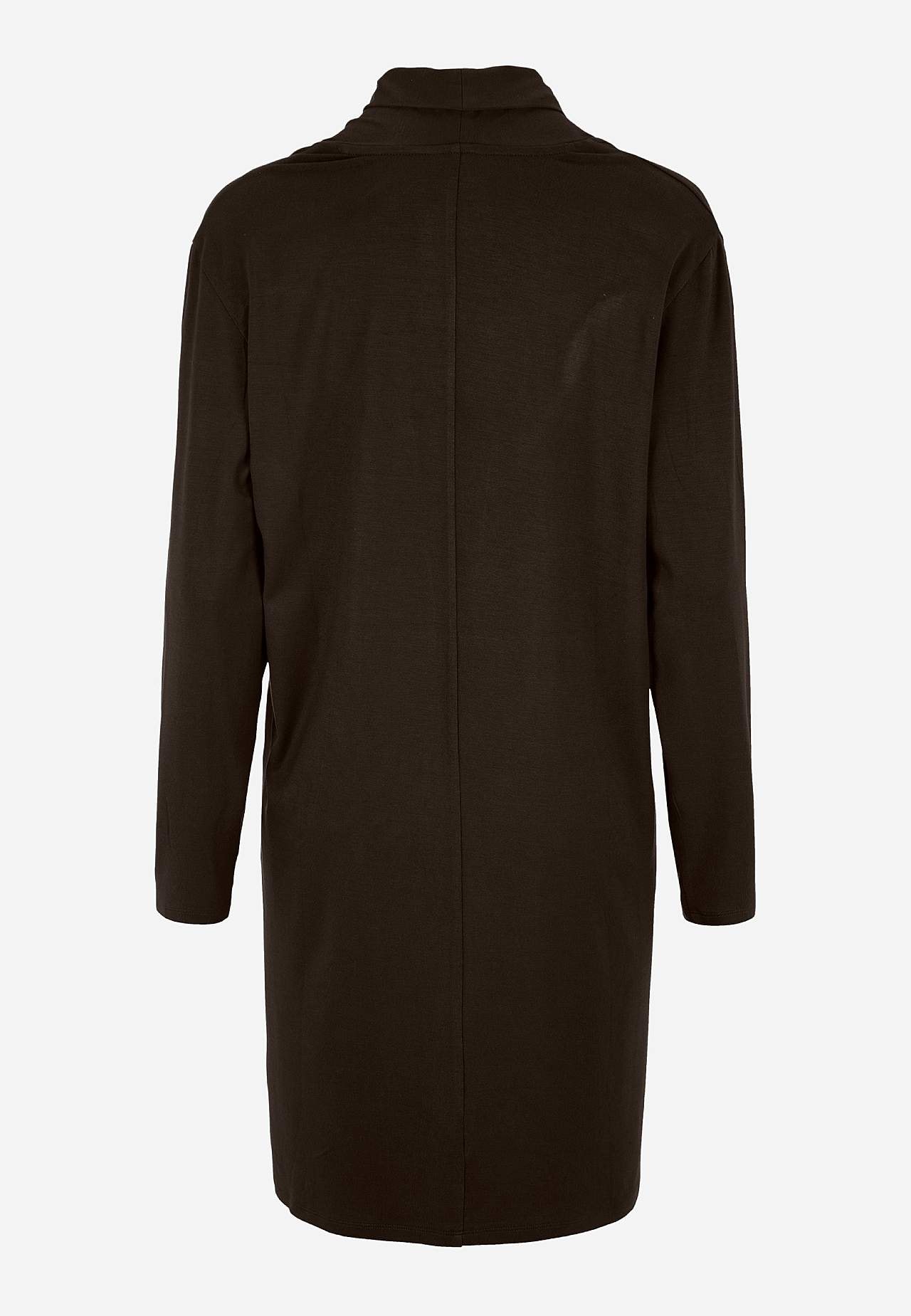 Lang cardigan i jersey