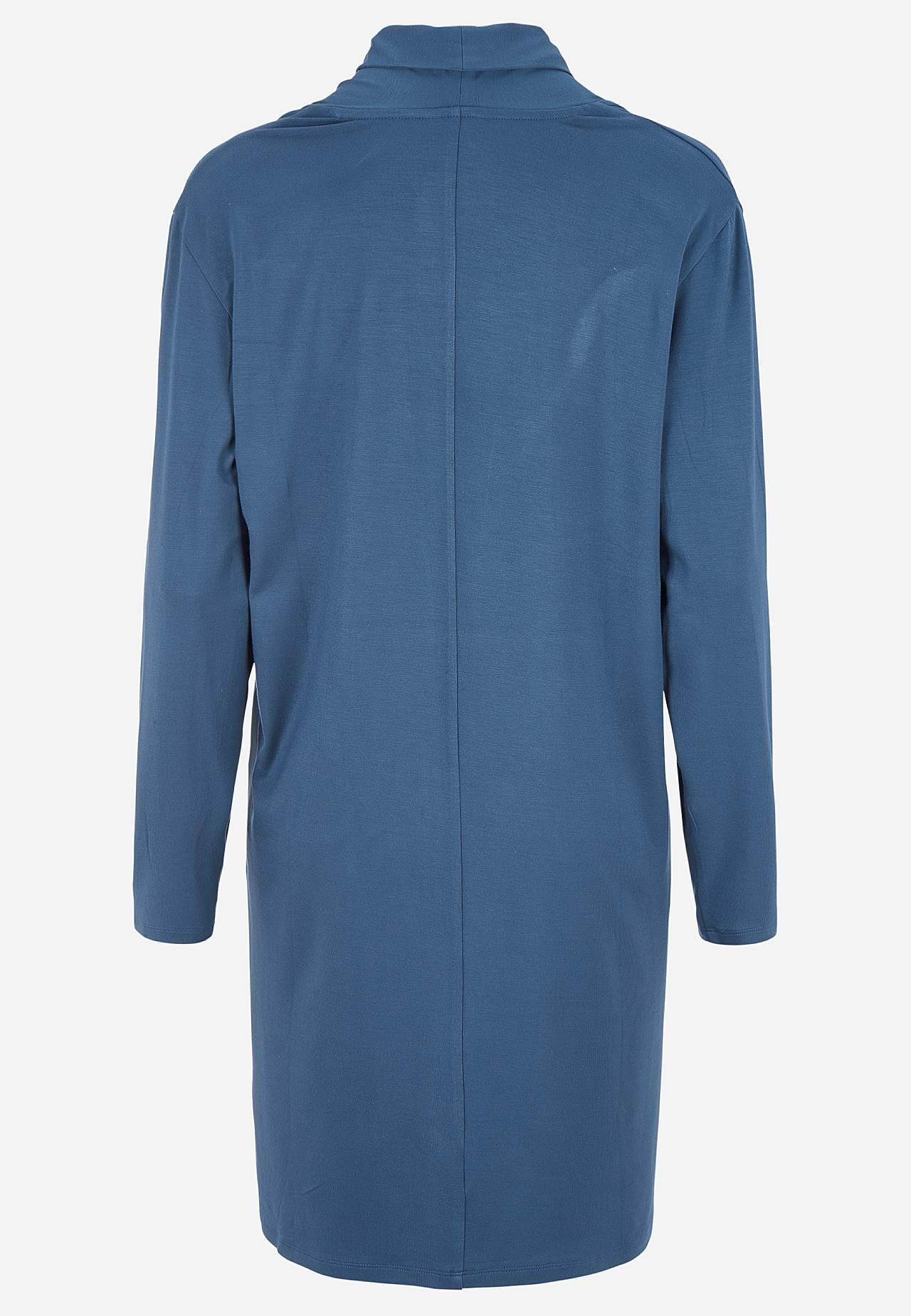 Lang cardigan i jersey