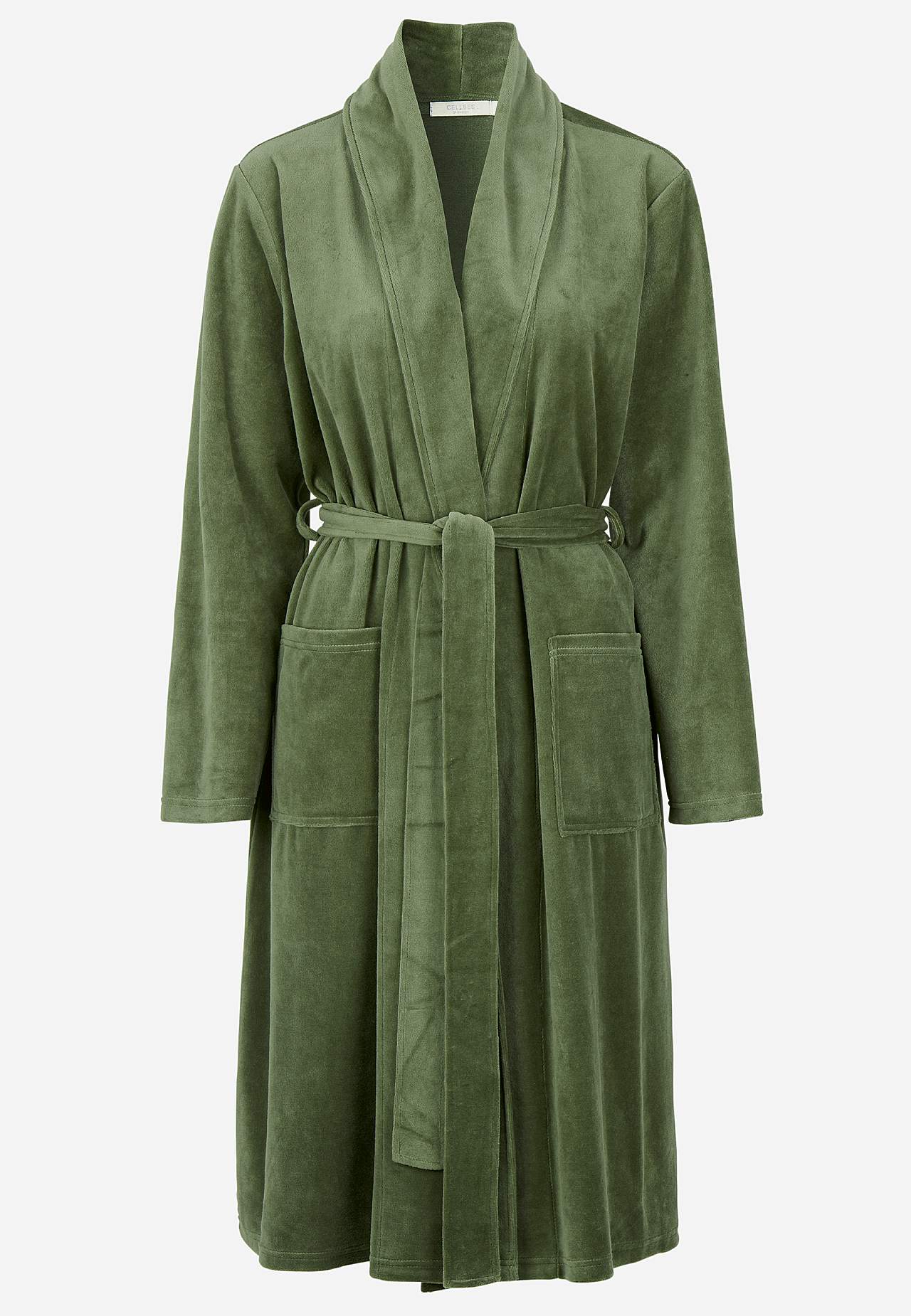 Velour morgenkåbe