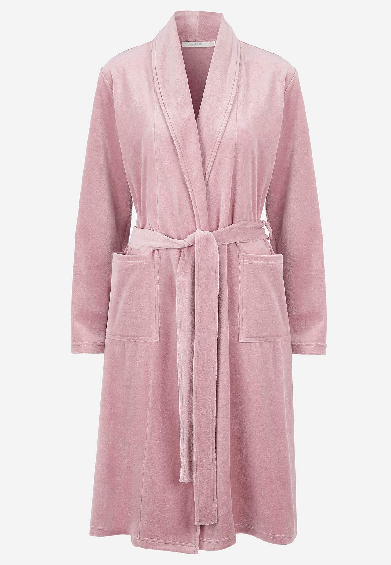 Velour morgenkåbe