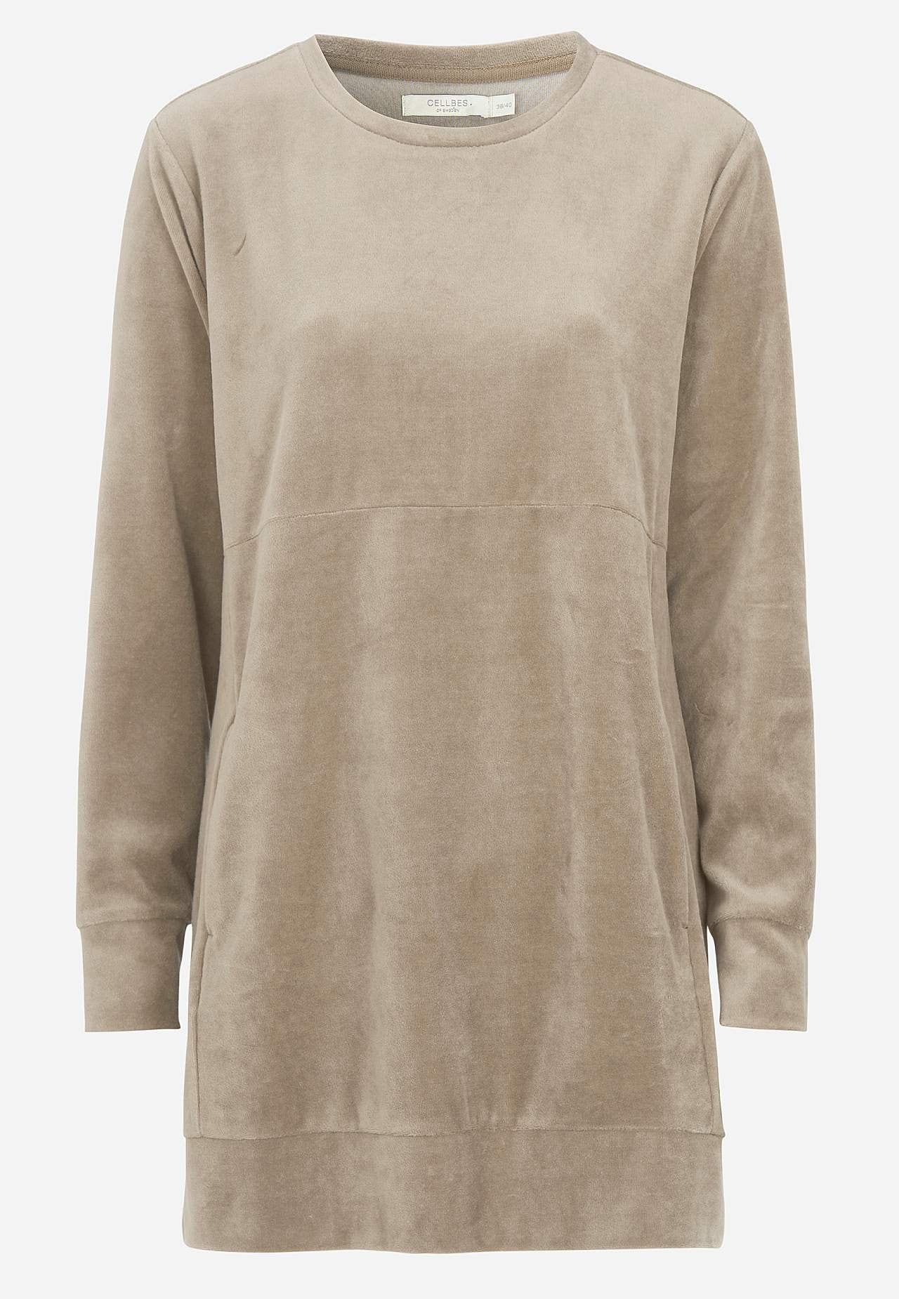 Lang velourtunika