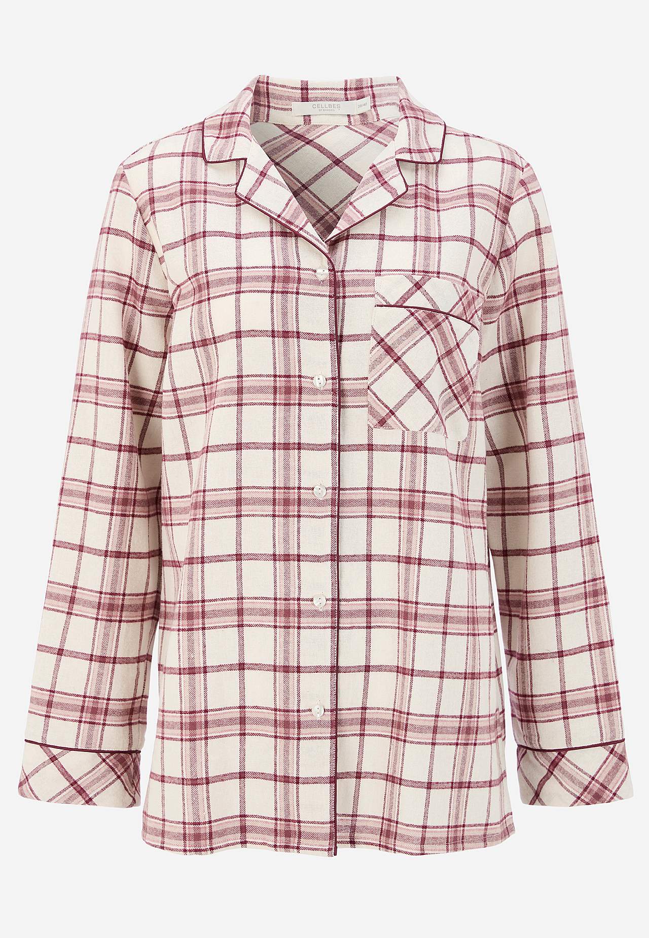Ternet pyjamas i flonel