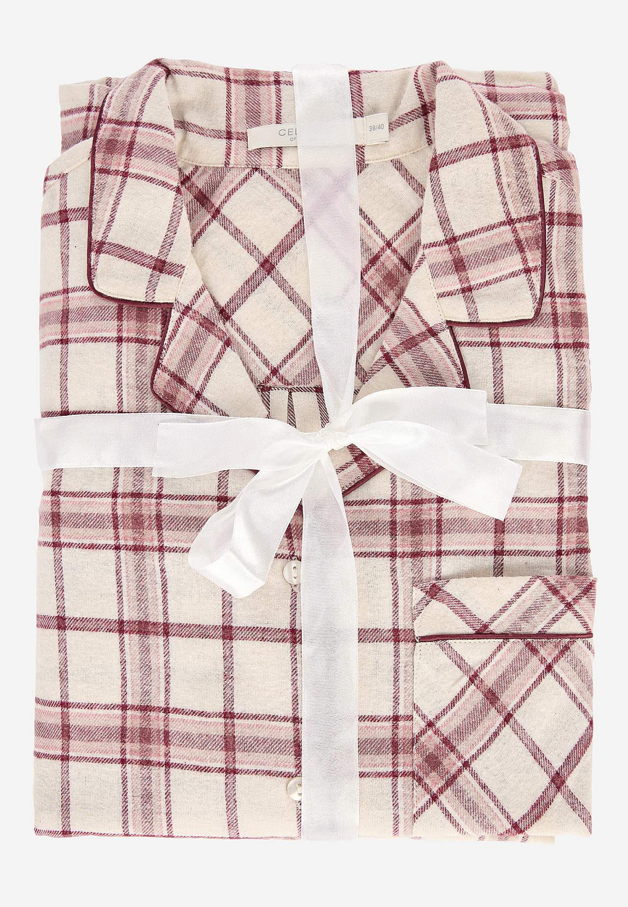 Ternet pyjamas i flonel