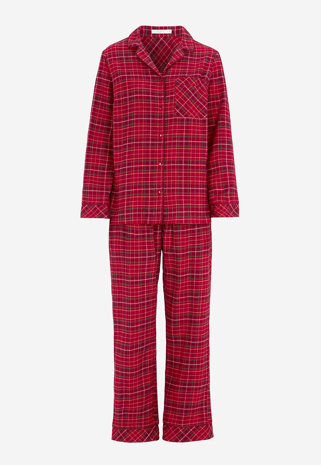 Ternet pyjamas i flonel