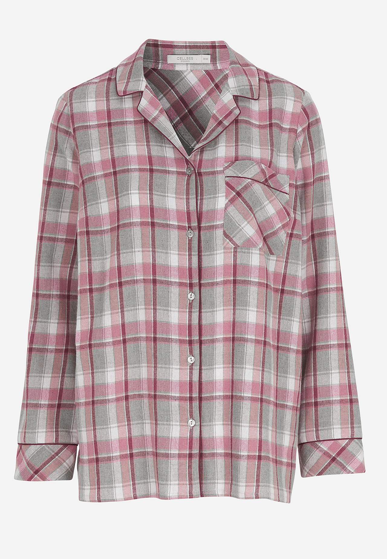 Ternet pyjamas i flonel
