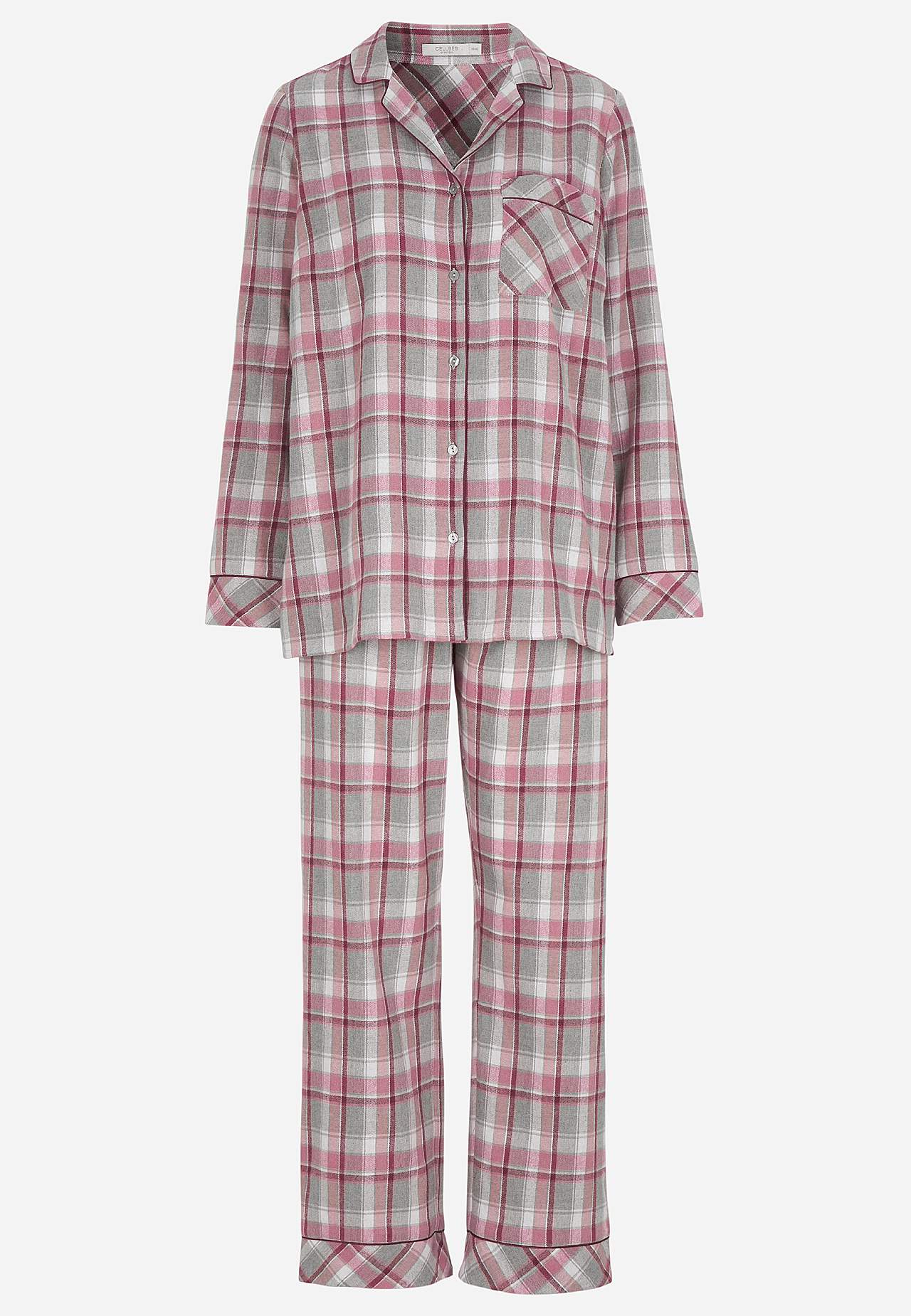 Ternet pyjamas i flonel