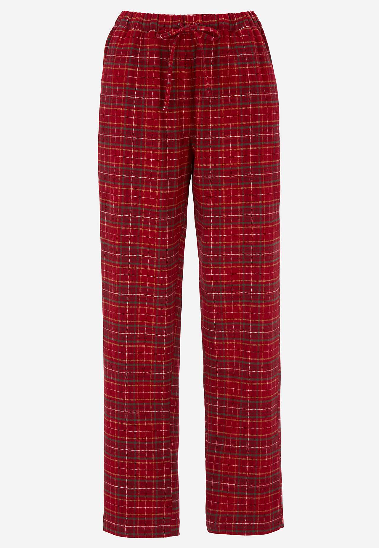 Ternede pyjamasbukser i flonel