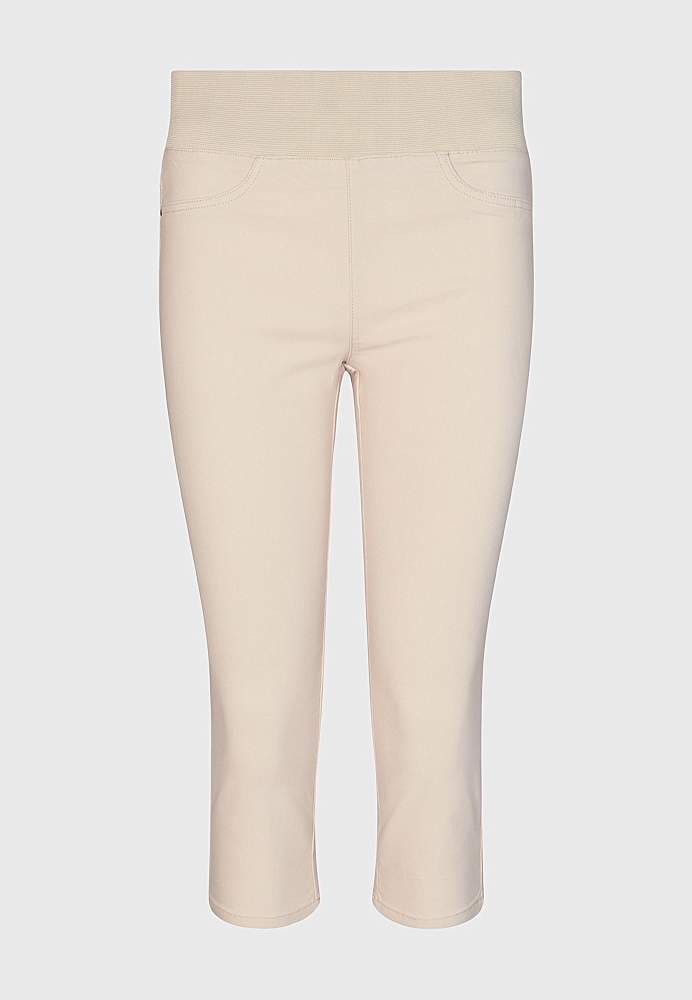 Capribukser med elastisk talje og stræk