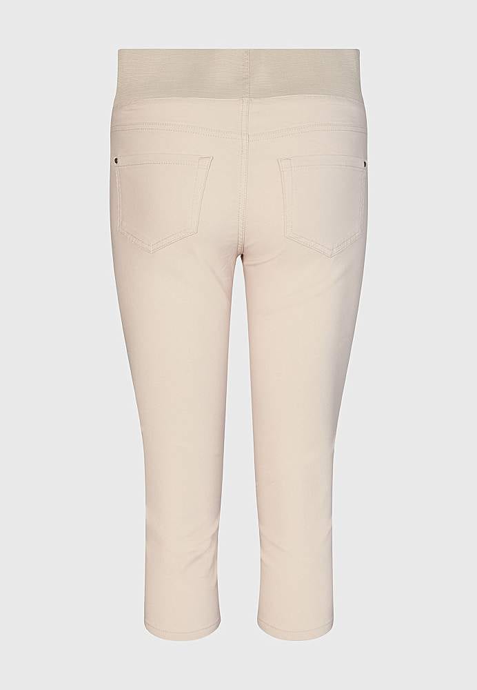 Capribukser med elastisk talje og stræk