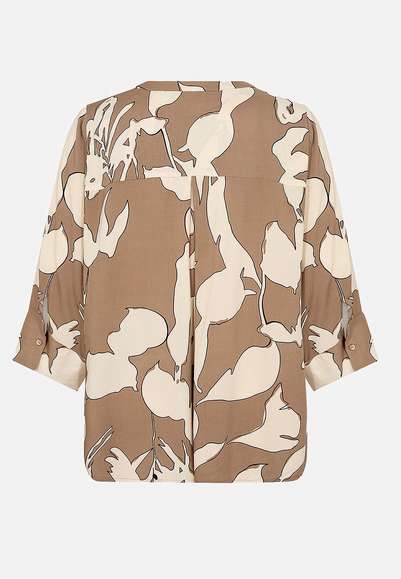 Mønstret viskosebluse