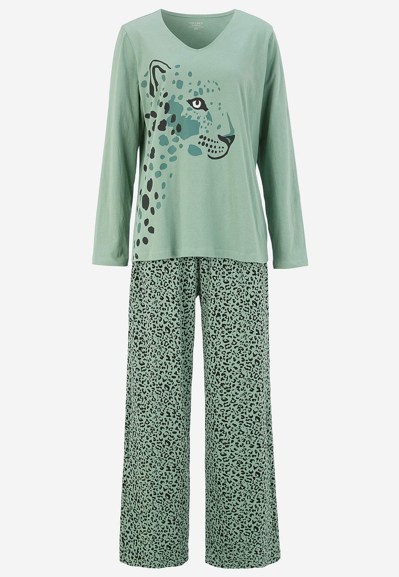 To-delt pyjamas