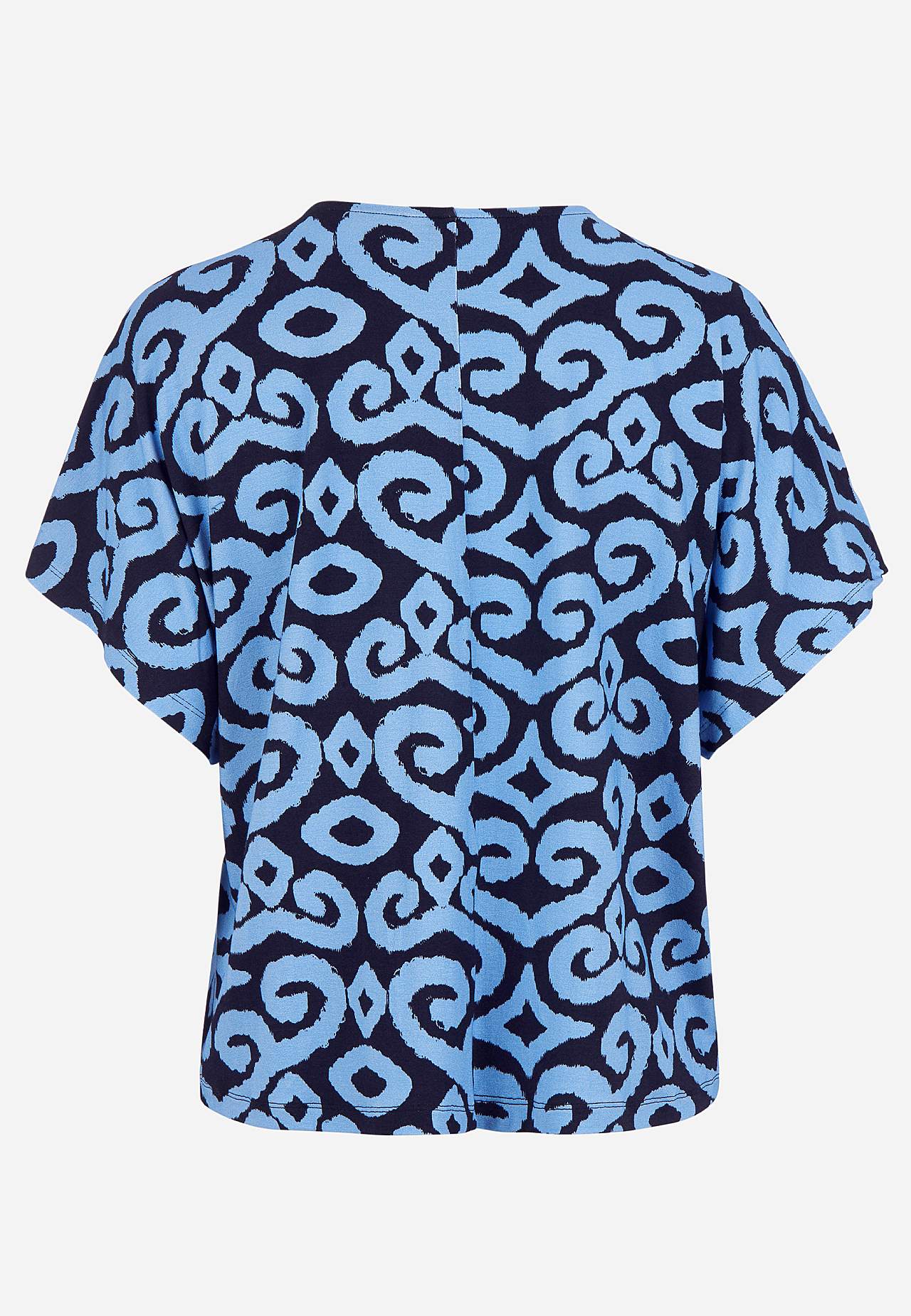 Jerseytop med korte ærmer