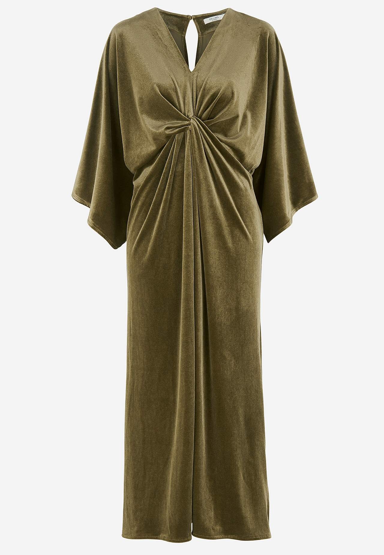 Elegant kaftankjole i velour