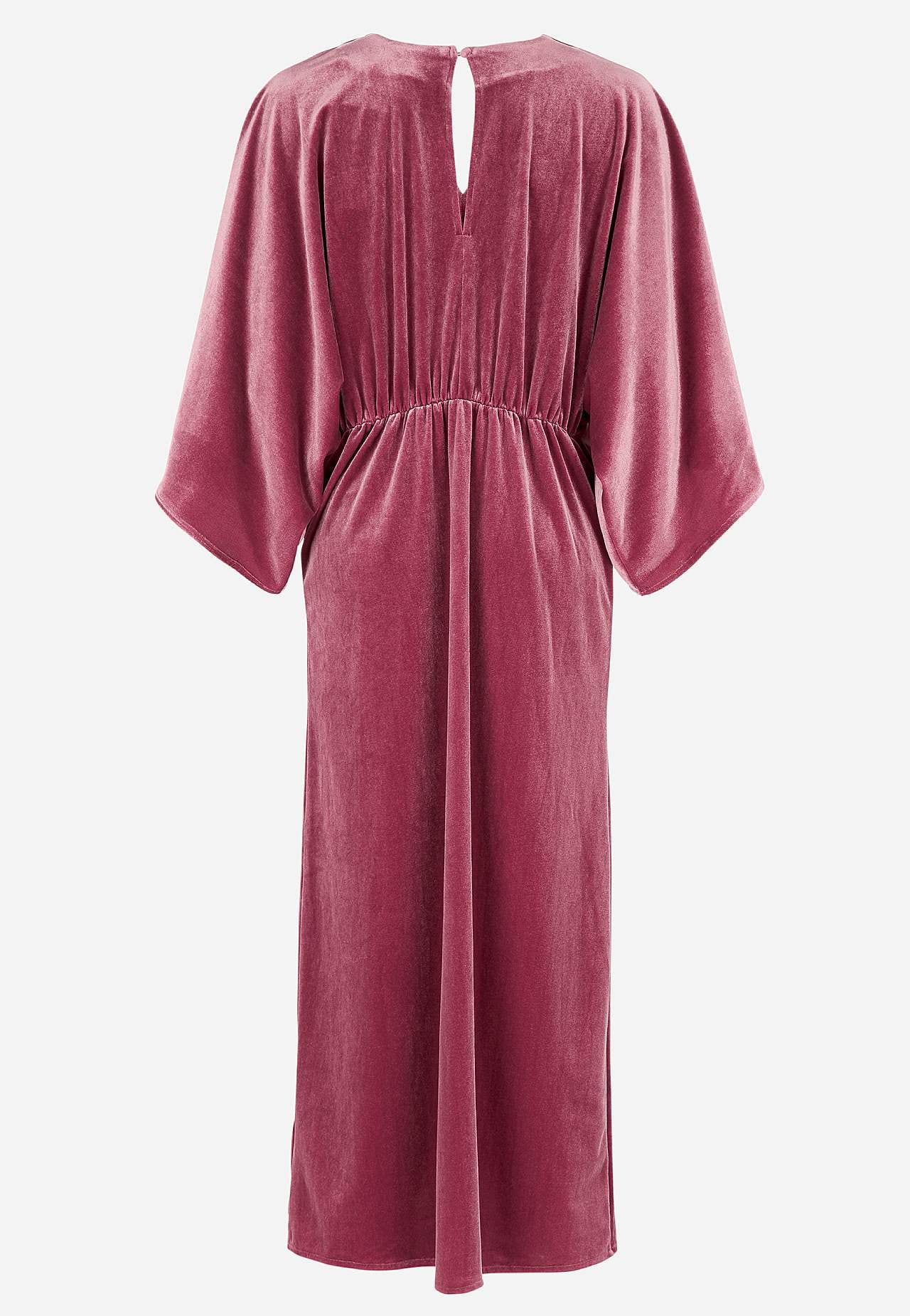 Elegant kaftankjole i velour