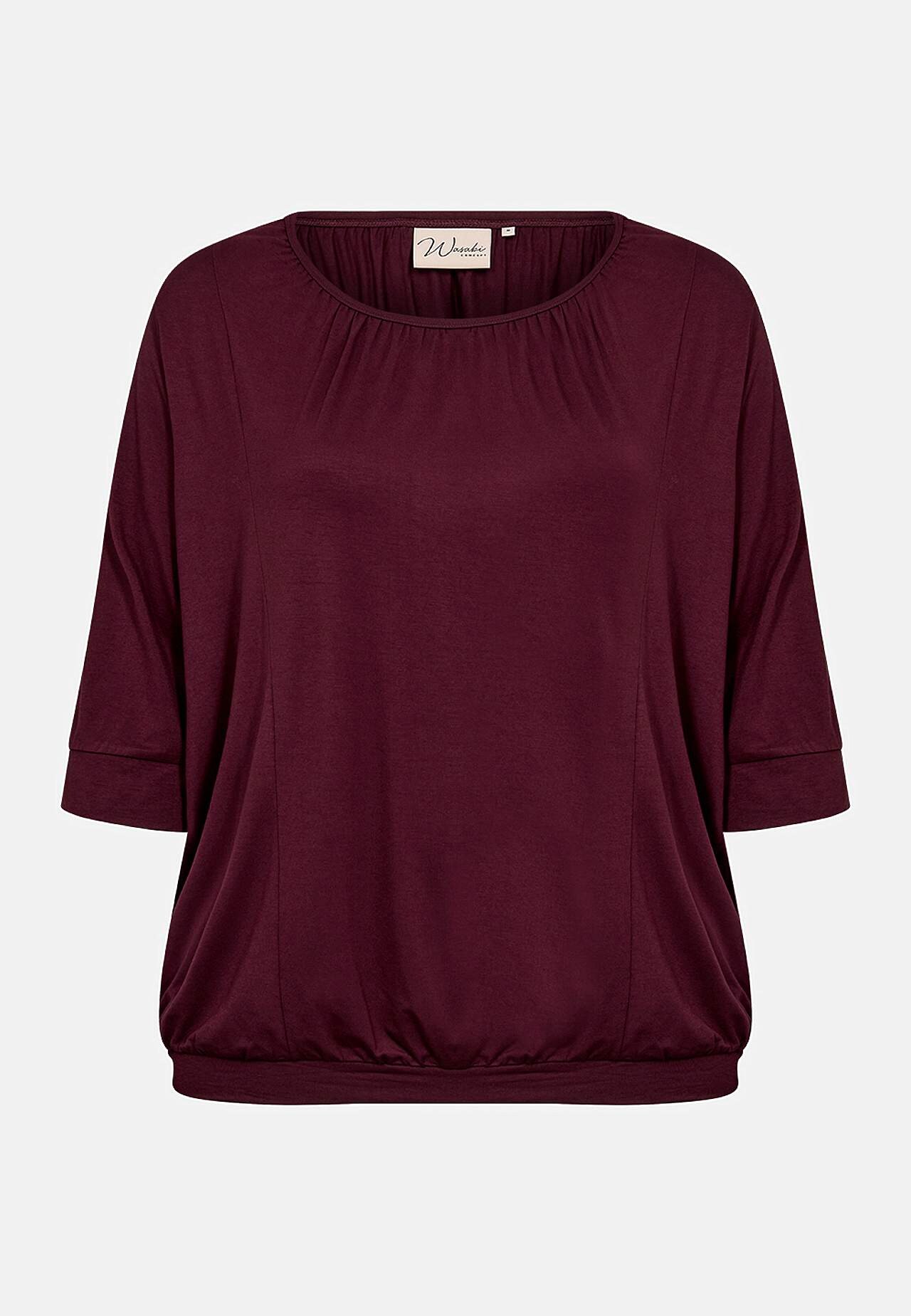 Superblød jerseytop i lyocell