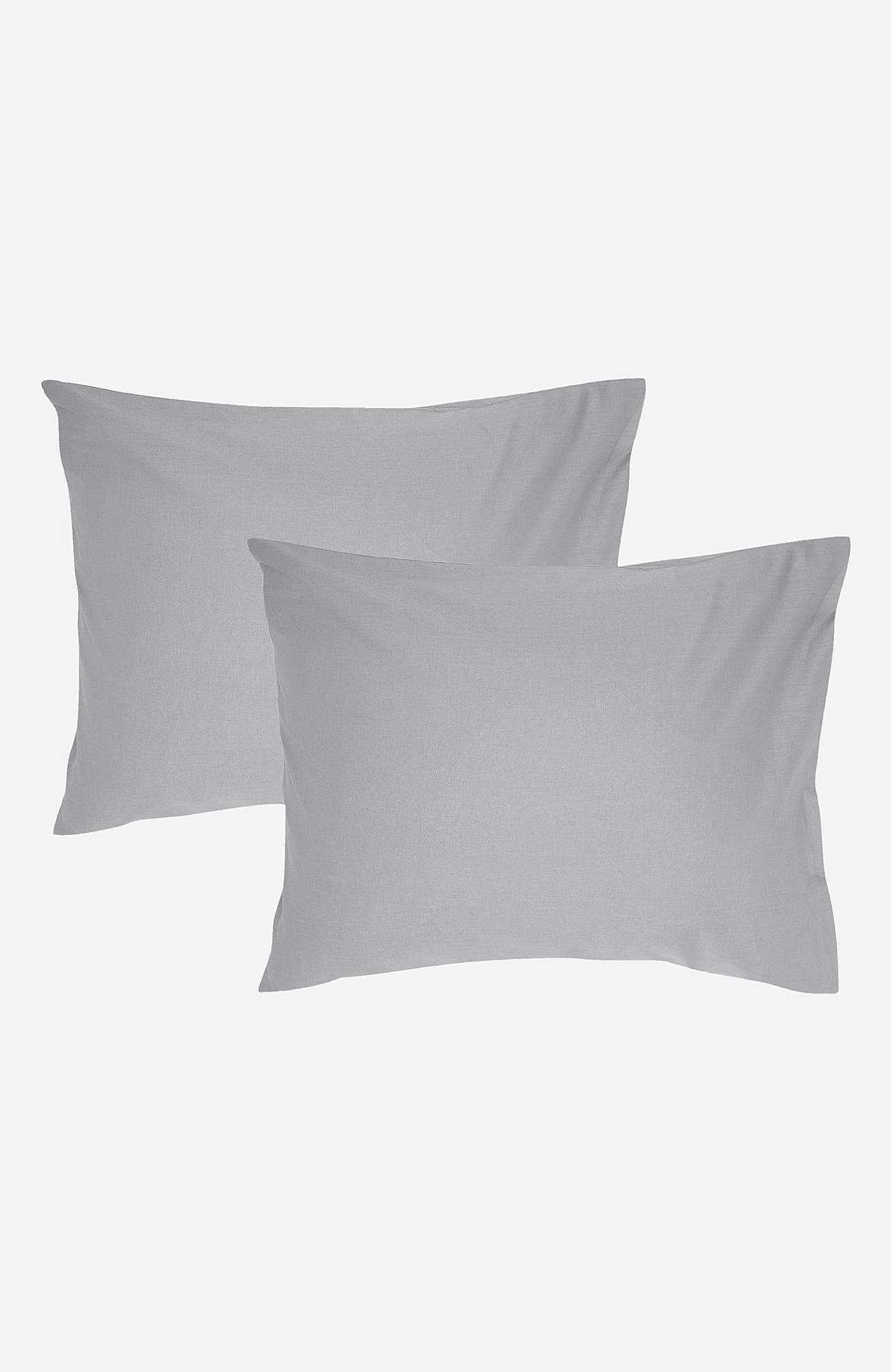 Pudebetræk 50x60 cm Økologisk bomuld 2-pack