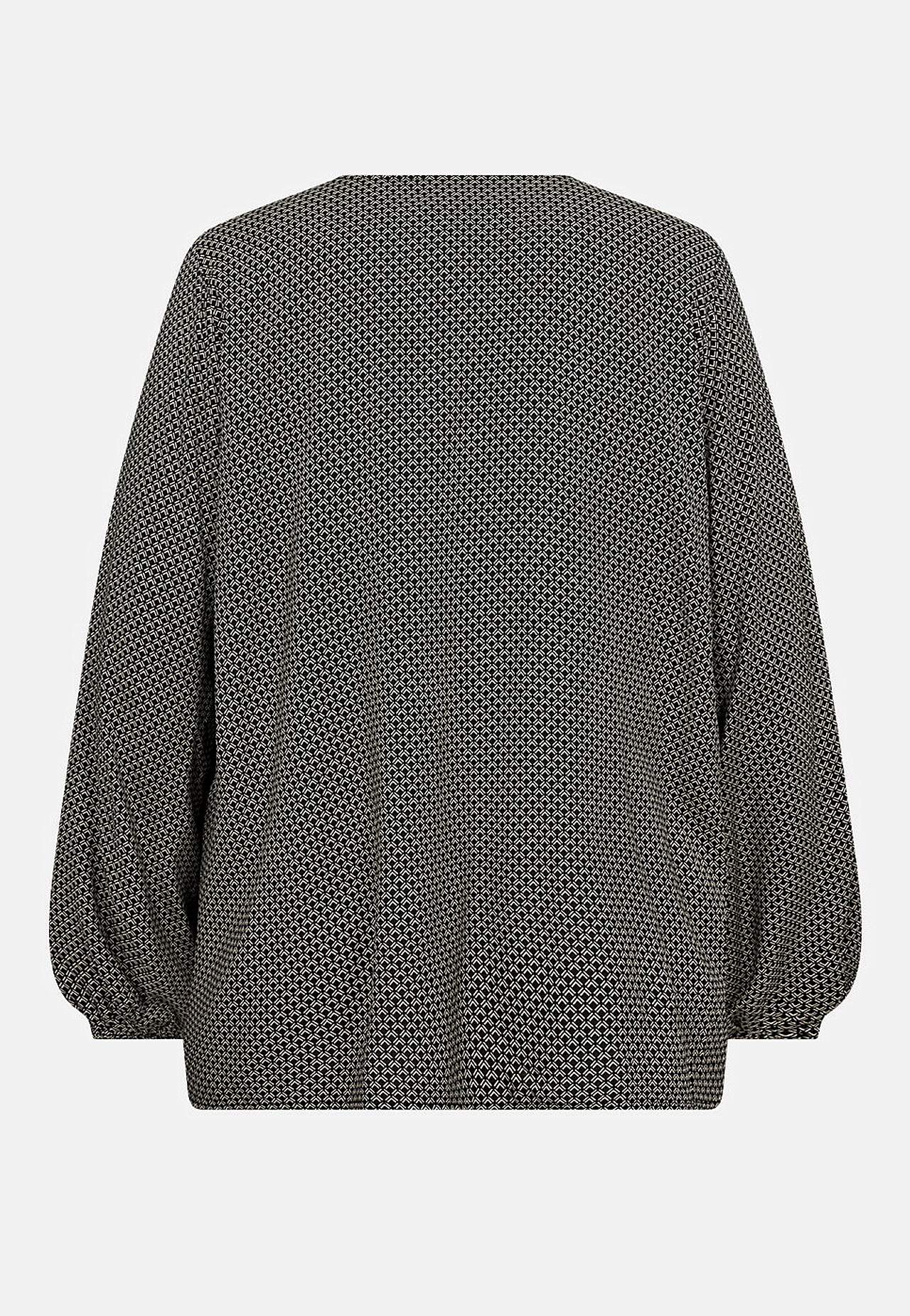 Viskosebluse med mønster