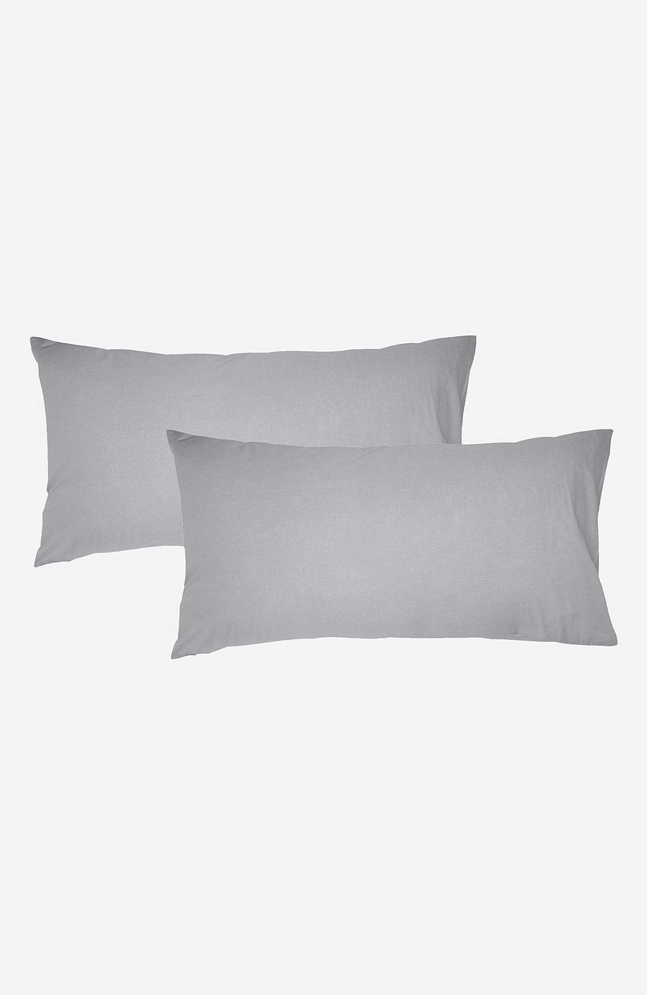 Pudebetræk 50x90 cm Økologisk bomuld 2-pack