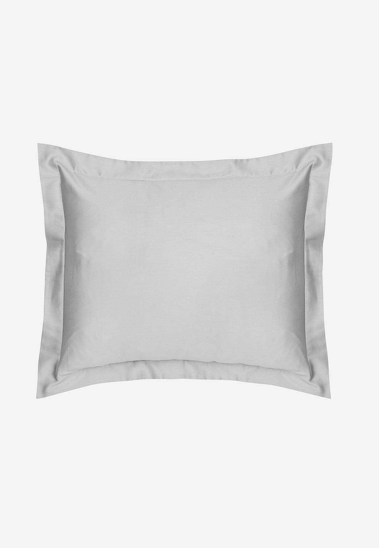 Pudebetræk i satin med vinge 50x60 cm Økologisk bomuld 2-pack