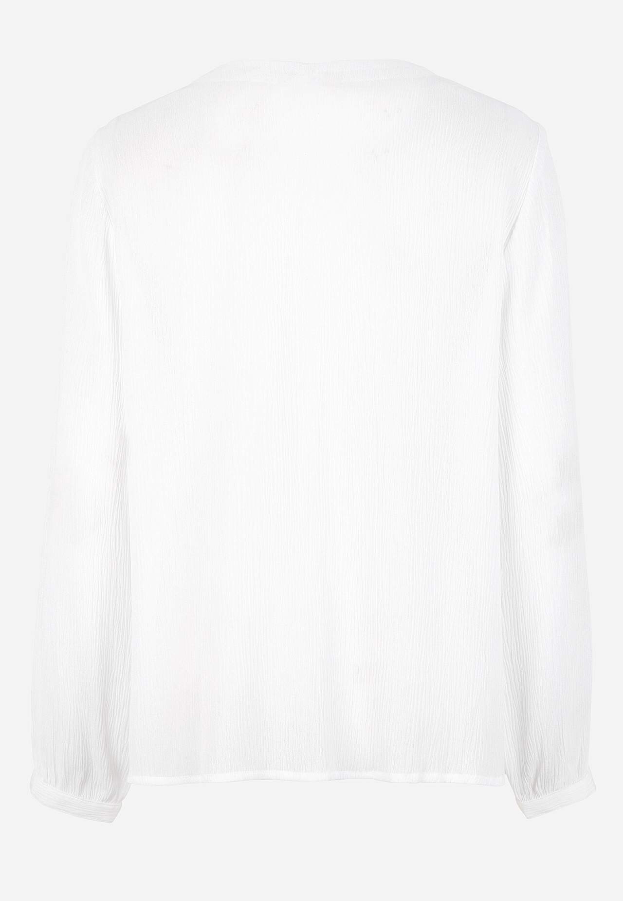 Bluse med crepe kvalitet