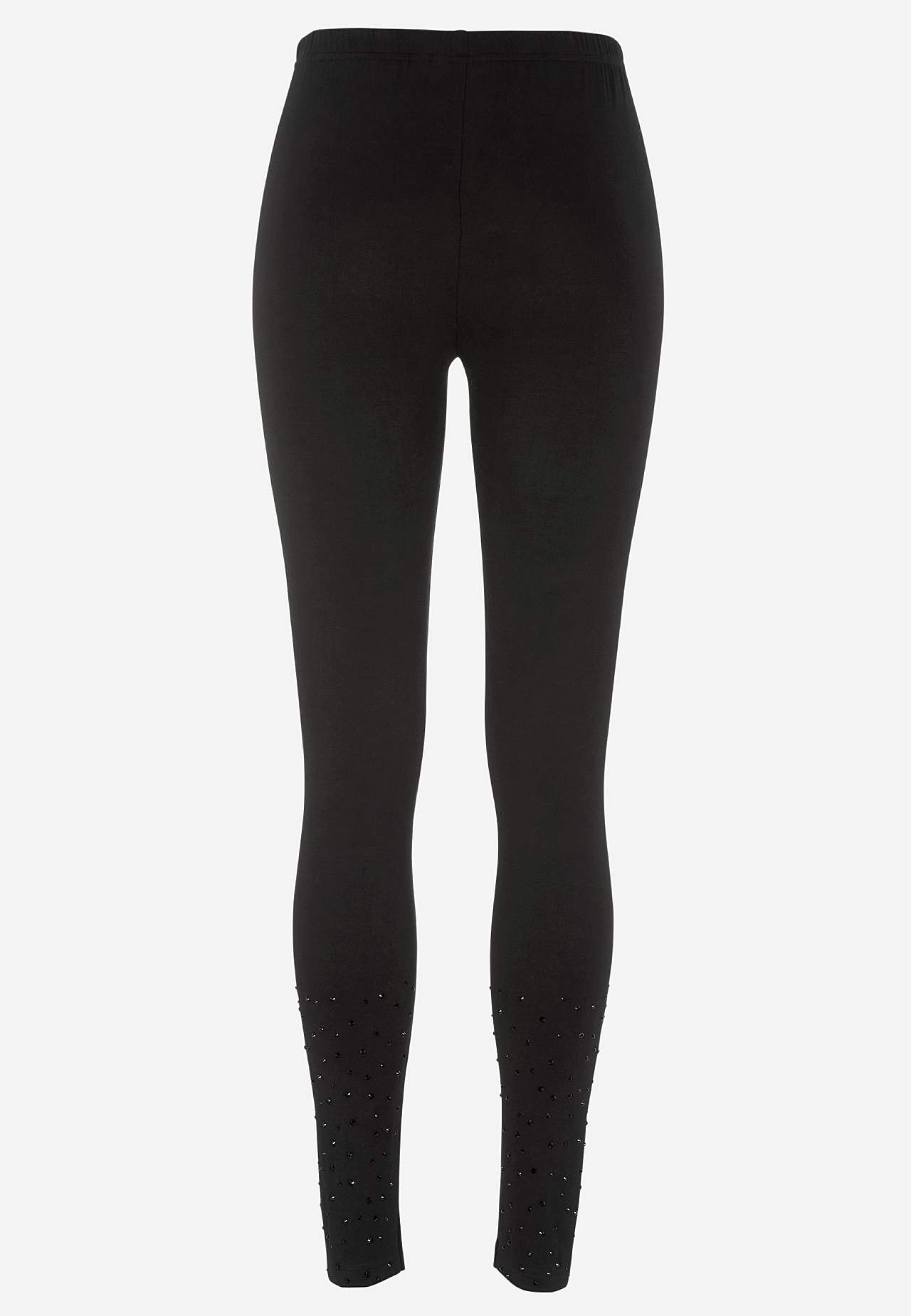 Leggings med skinnende detaljer