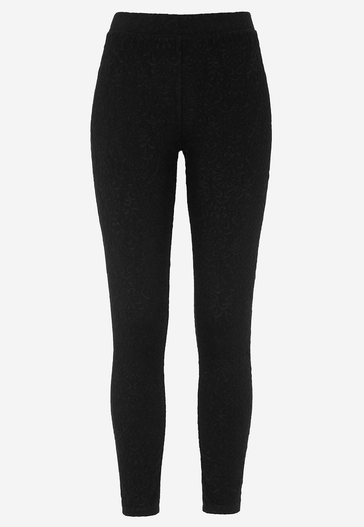 Leggings med strukturmønster