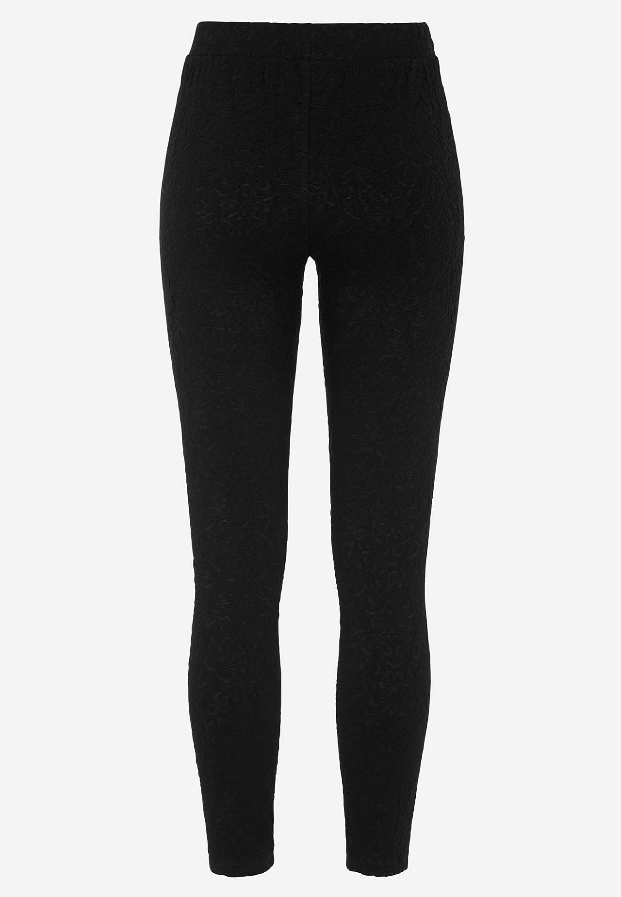 Leggings med strukturmønster