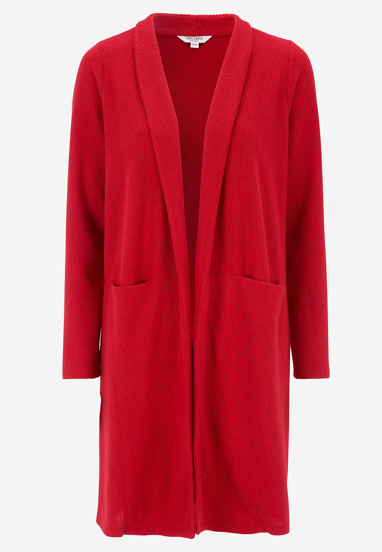 Superblød cardigan med lommer