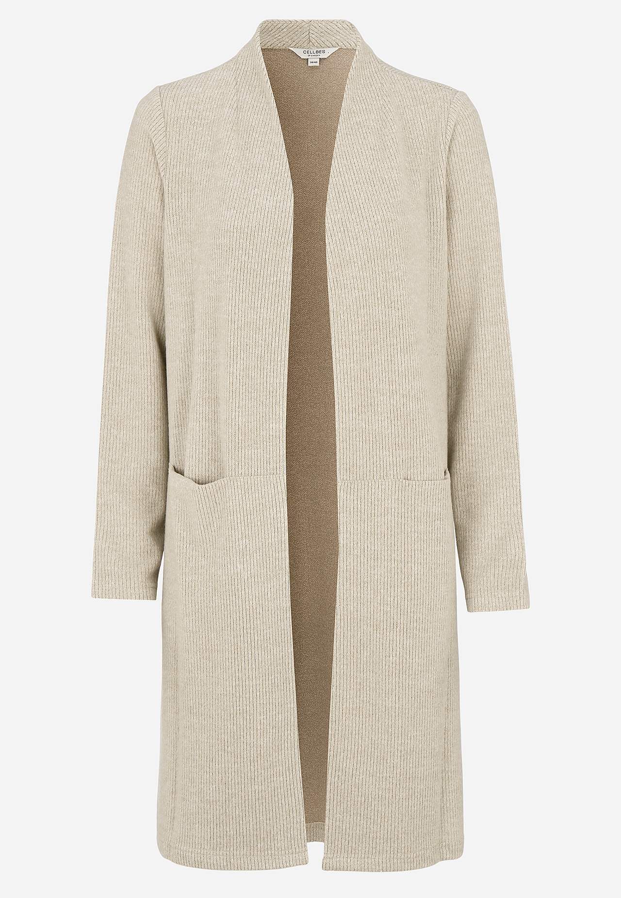 Superblød cardigan med lommer