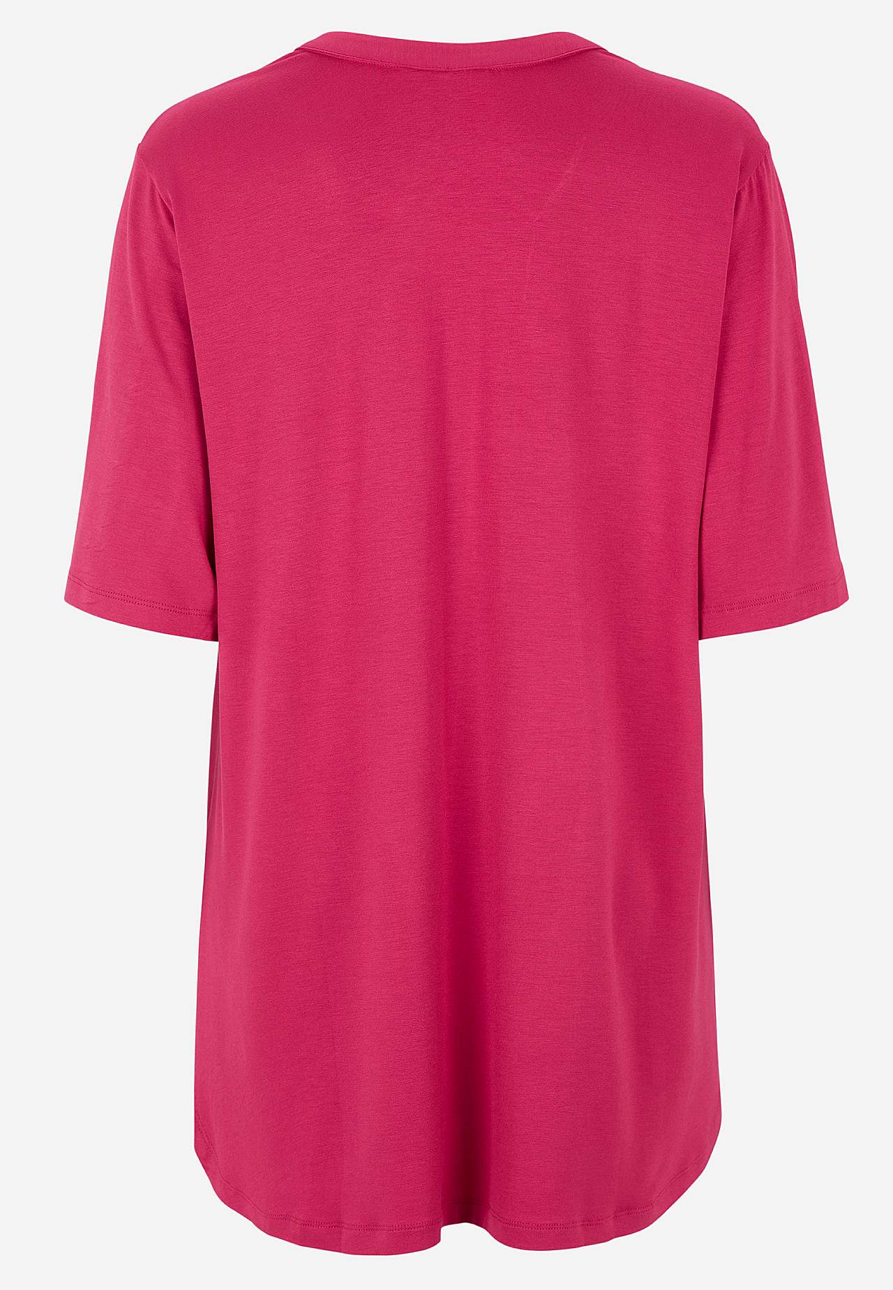 V-udskåret jerseytunika