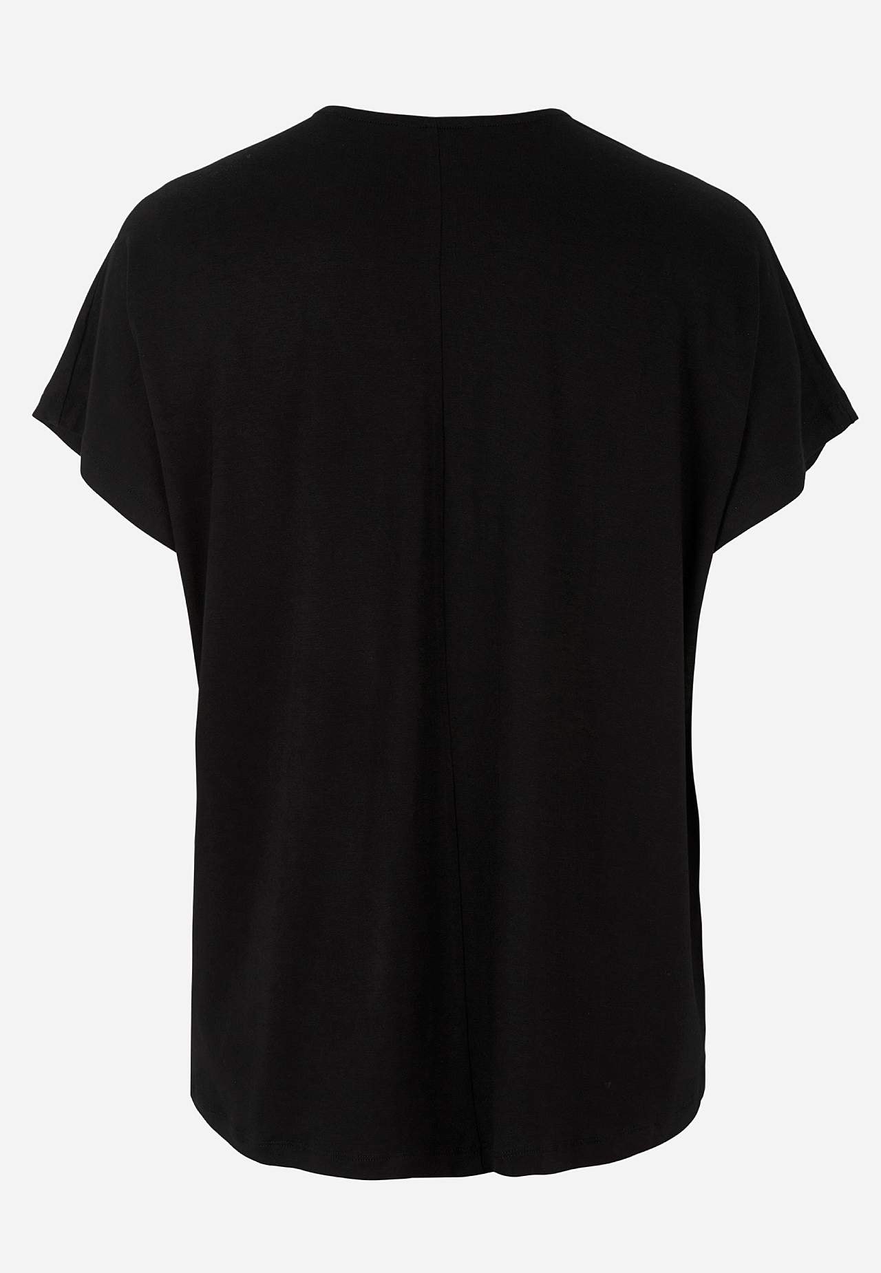 V-udskåret jerseytop