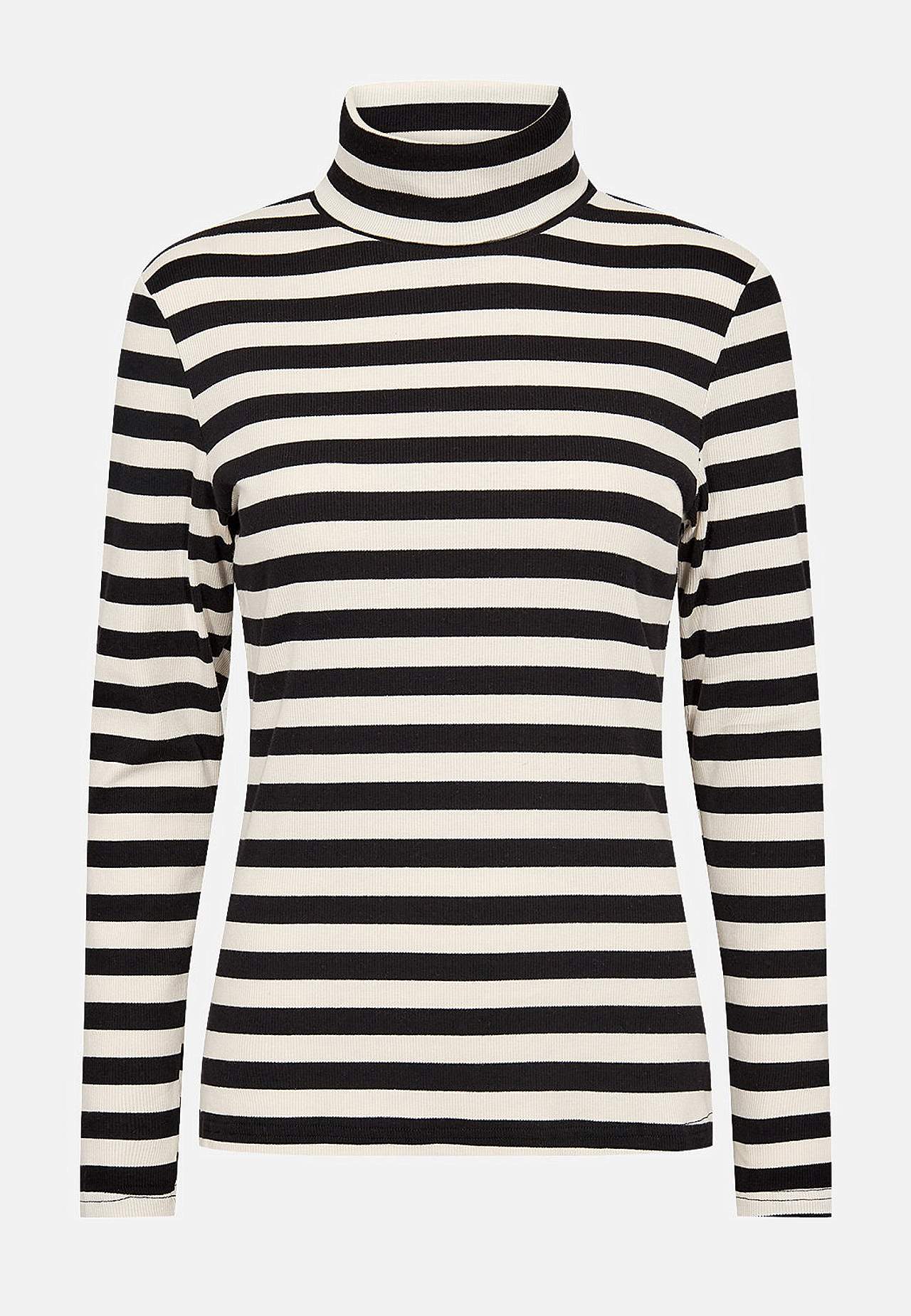 Stribet turtleneck trøje Iridi