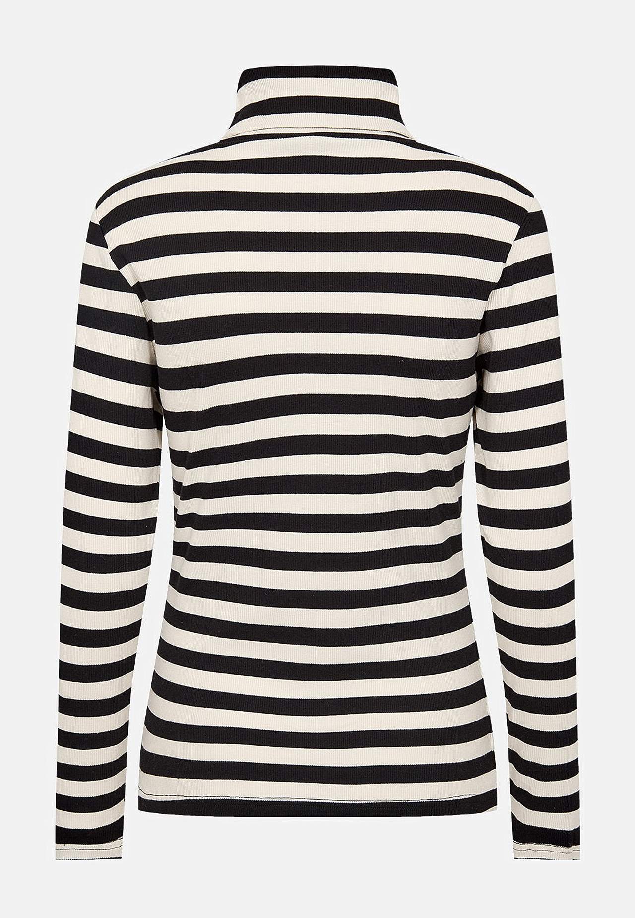 Stribet turtleneck trøje Iridi