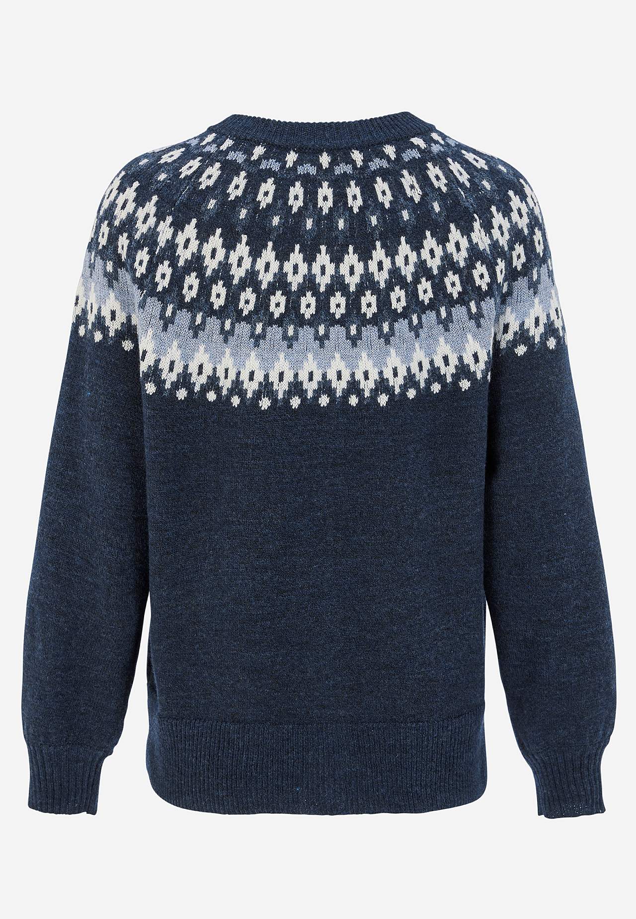 Jacquardmønstret cardigan